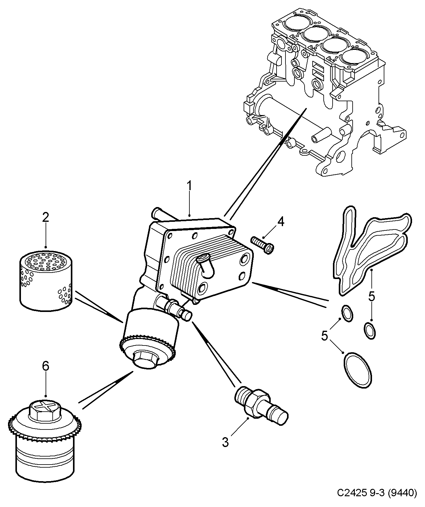 Chevrolet 93177490 - Sender Unit, oil pressure parts5.com