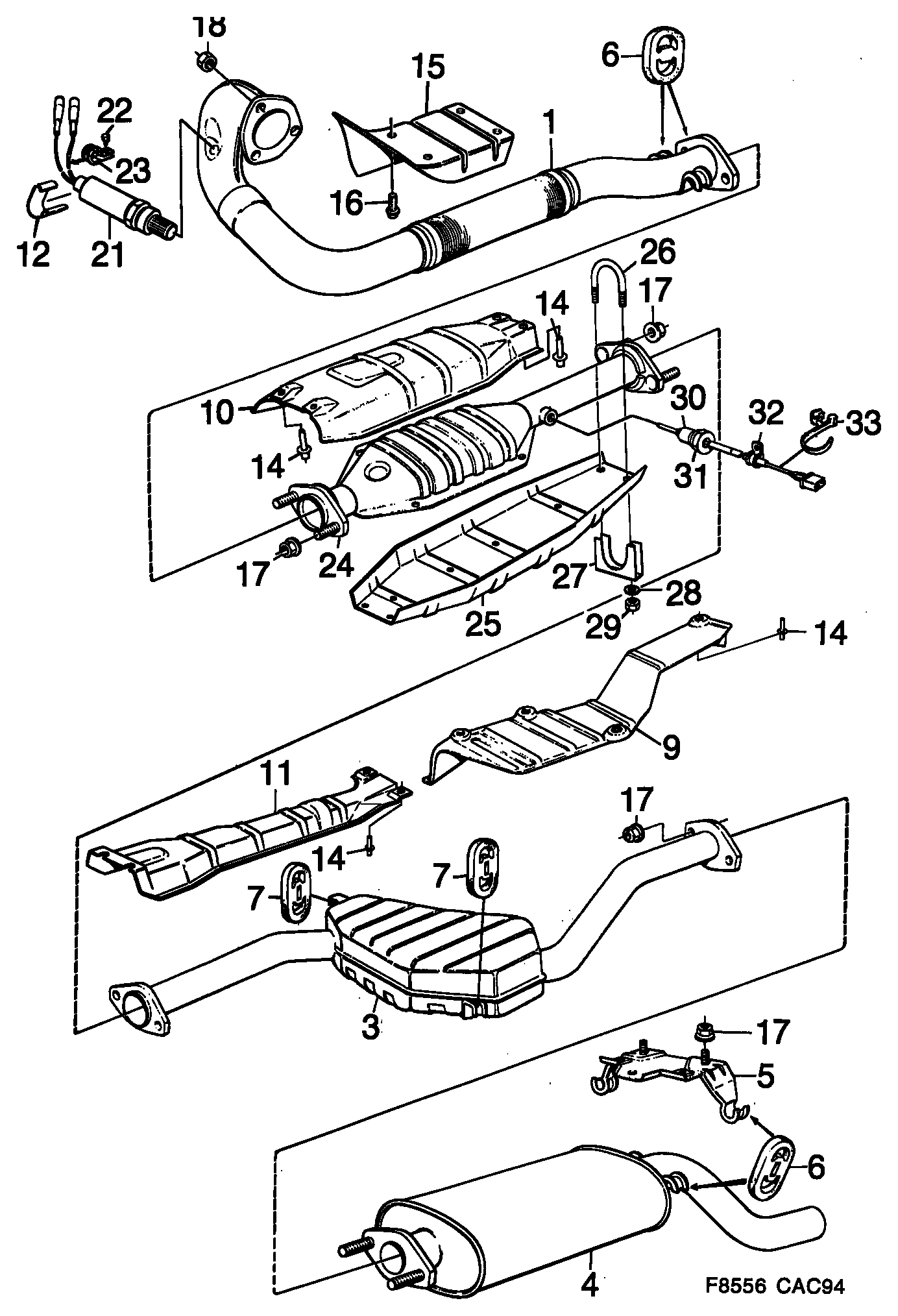 SAAB 91 46 937 - Lambda Sensor parts5.com