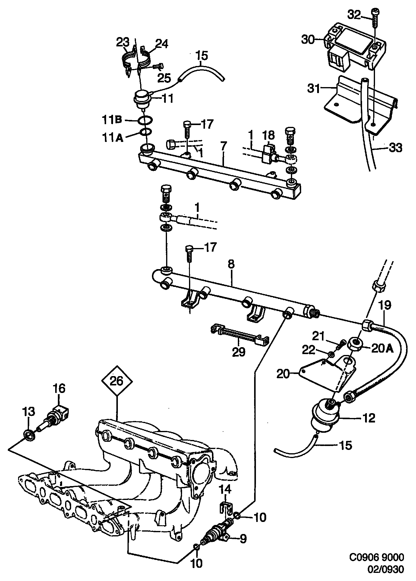 SAAB 91 77 213 - Senzor, temperatura rashladne tečnosti parts5.com