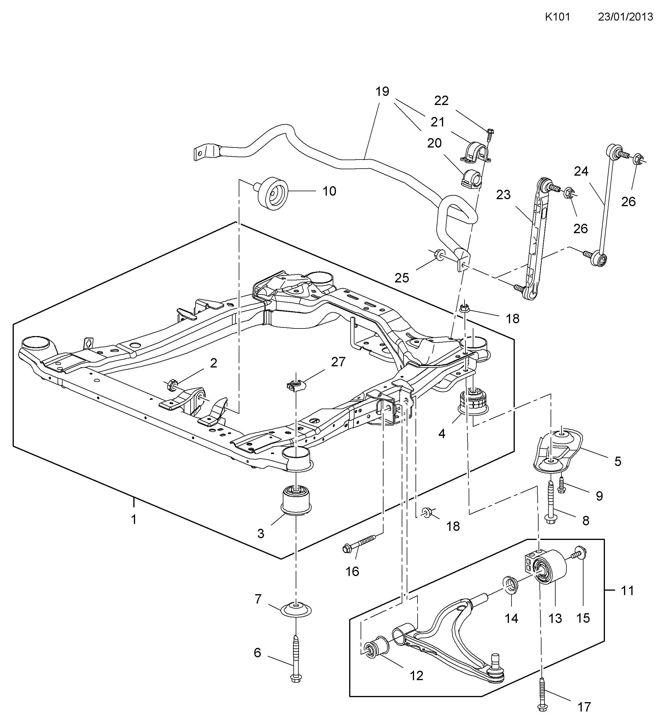 Buick 350617 - Entretoise / tige, stabilisateur parts5.com