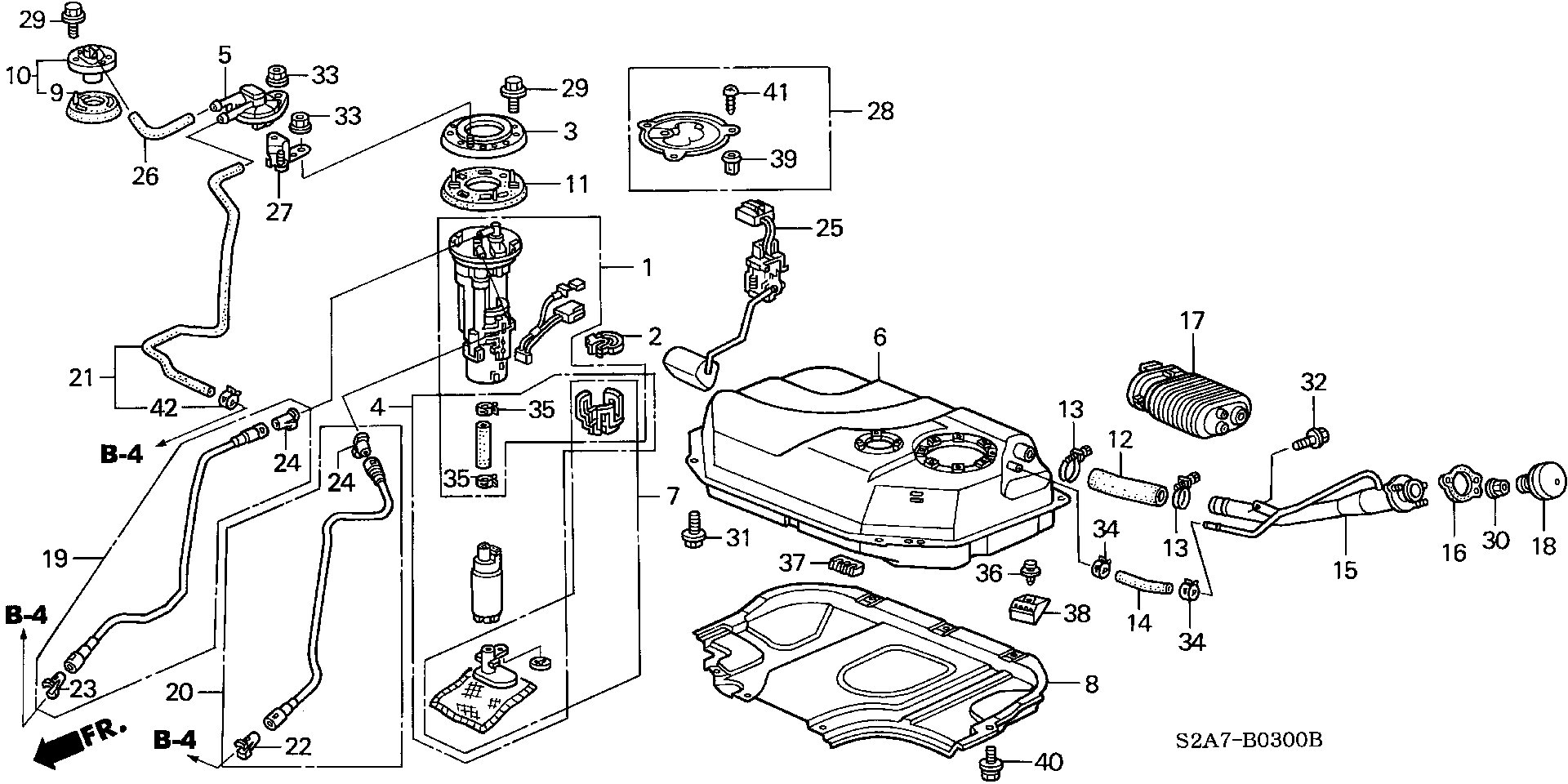 Honda 17516S2A930 - Fuel filter parts5.com