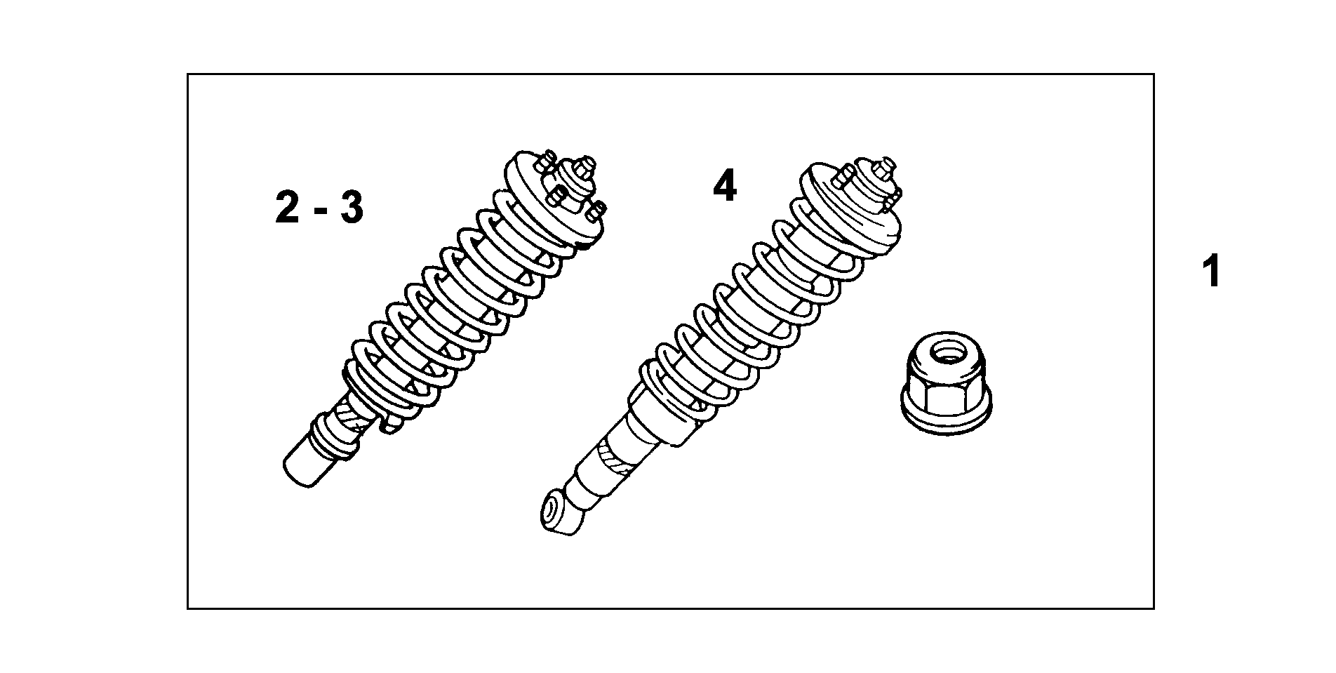 Honda 52722-SM4-961 - Shock Absorber parts5.com