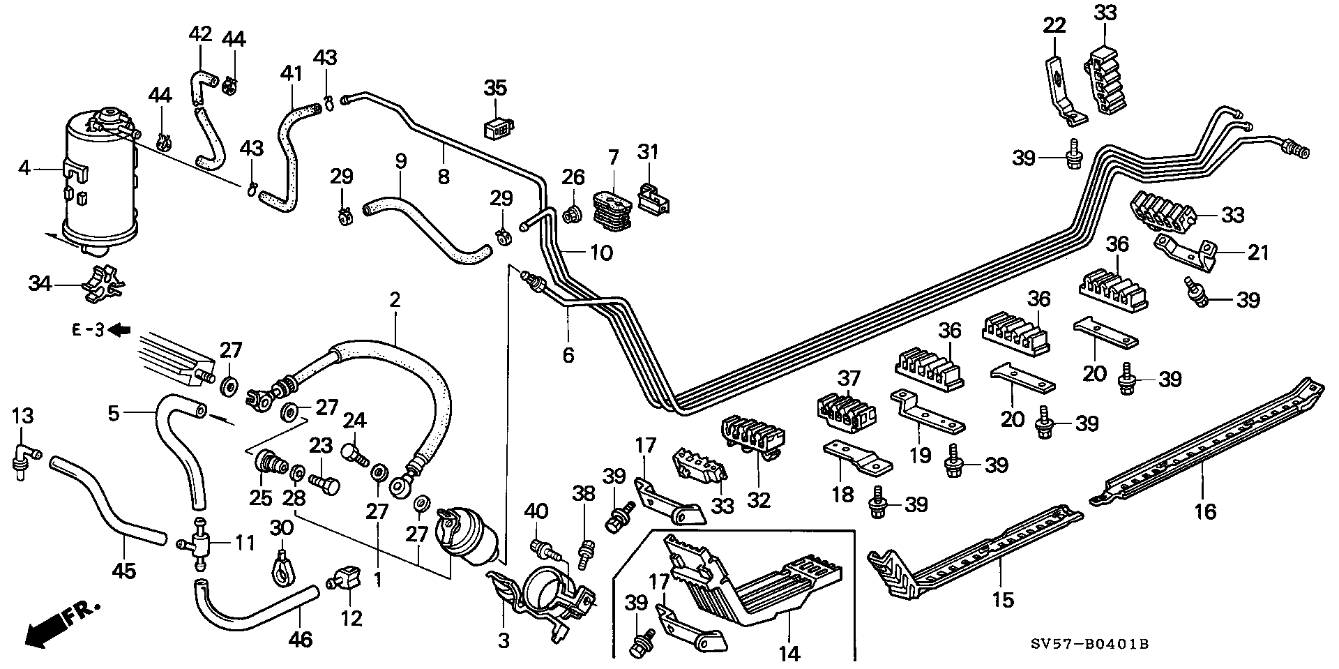 Honda 16010-ST5-931 - Горивен филтър parts5.com