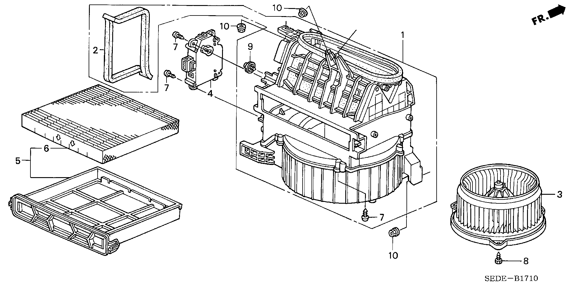 Honda 80292-SDC-A01 - Φίλτρο, αέρας εσωτερικού χώρου parts5.com