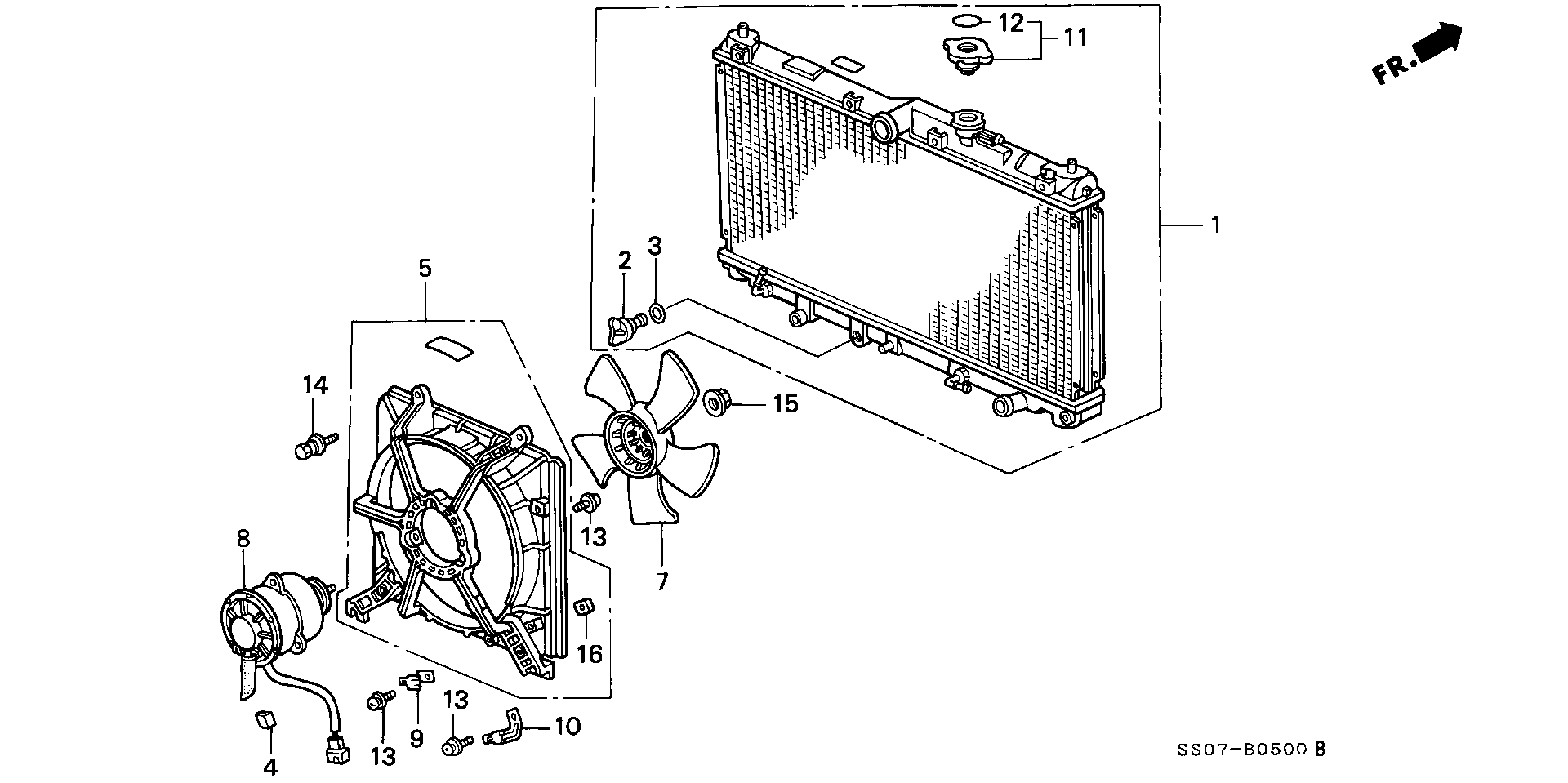 Honda 19045PT0003 - Крышка горловины радиатора parts5.com