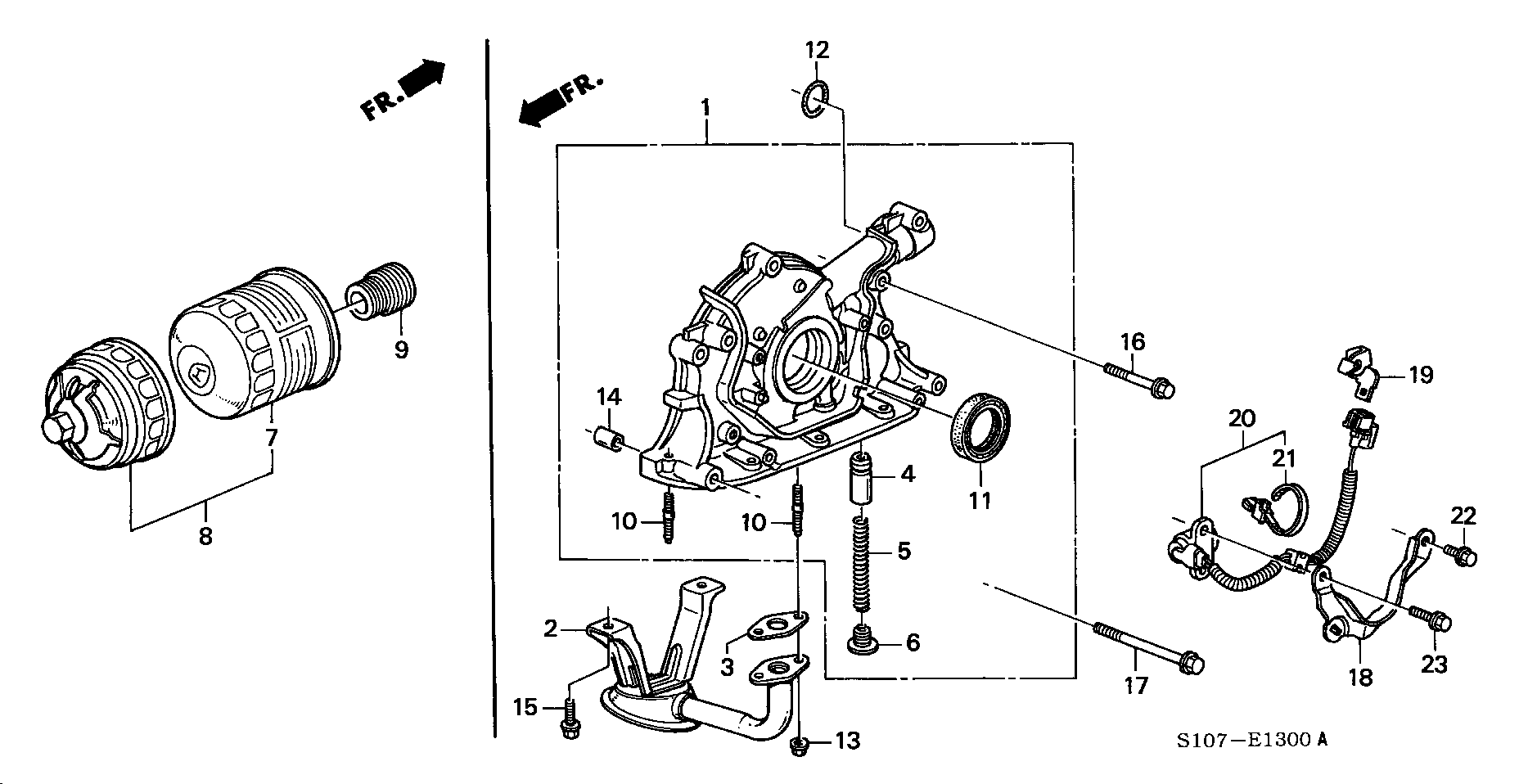 Honda 91212-PR4-A01 - Tesniaci krúżok kľukového hriadeľa parts5.com