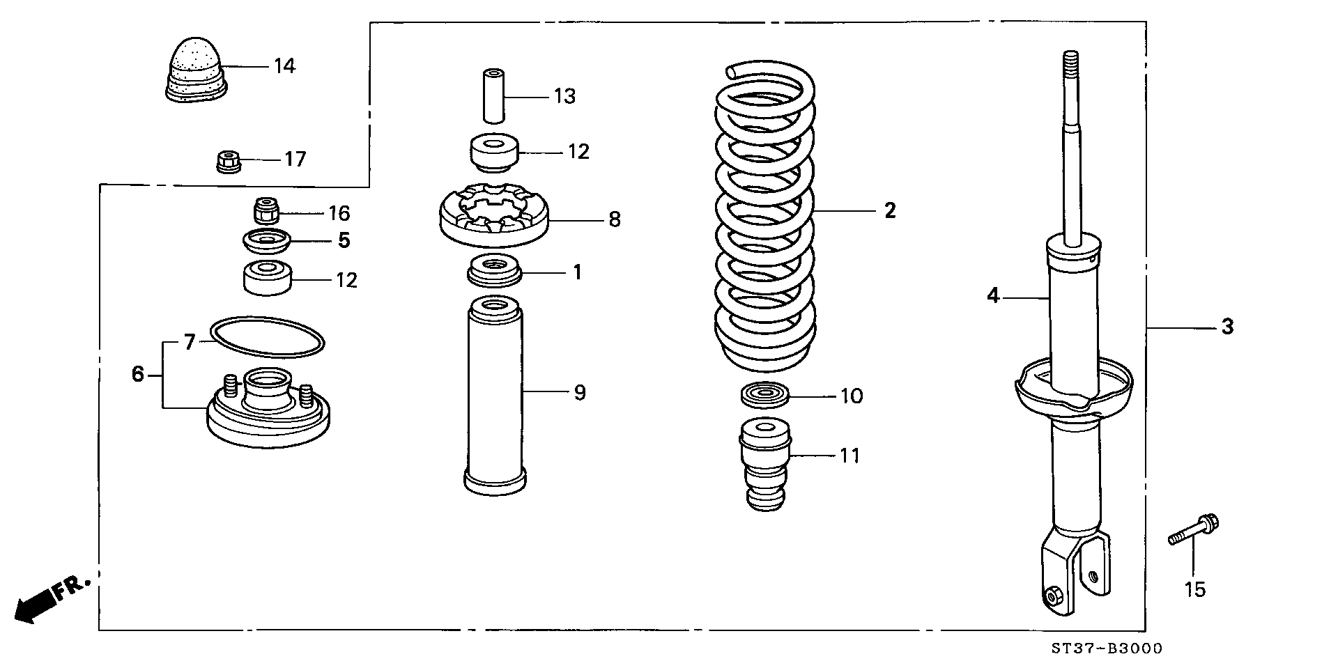 Rover 52611S74E00 - Amortiguador parts5.com