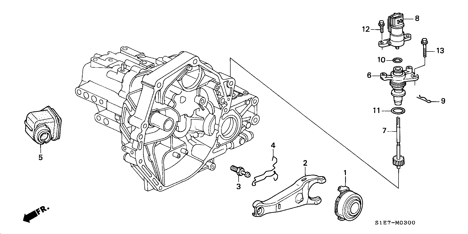 Honda 22810-P20-005 - Kinyomócsapágy parts5.com