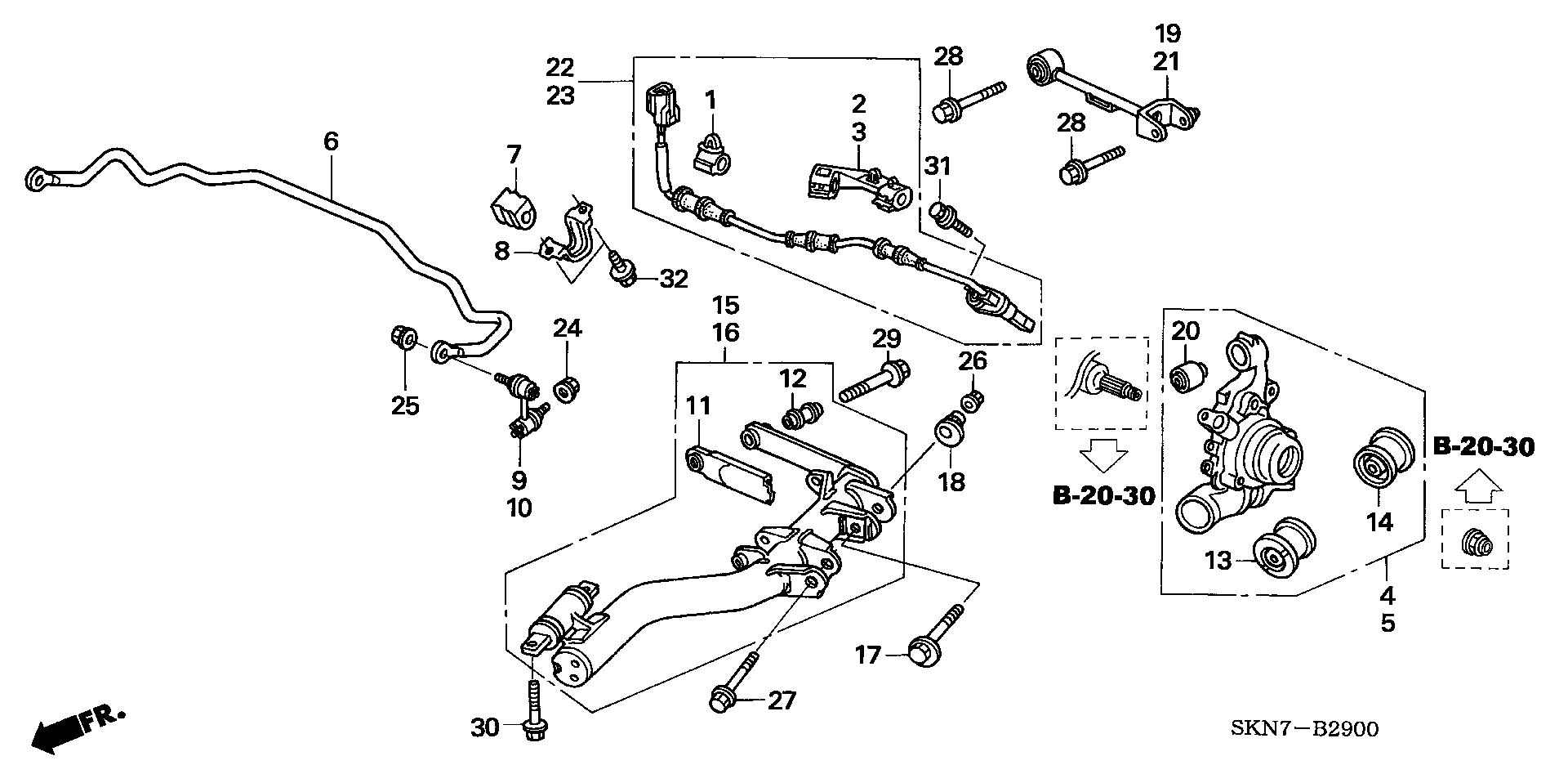 Honda 52371SCAA10 - Uležištenje, upravljač parts5.com