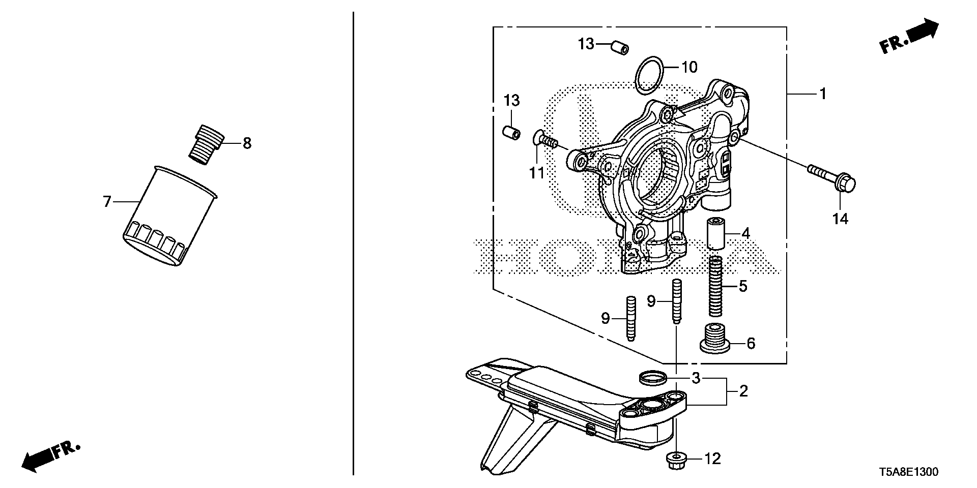 Honda 15400-RTA-003 - Oljni filter parts5.com