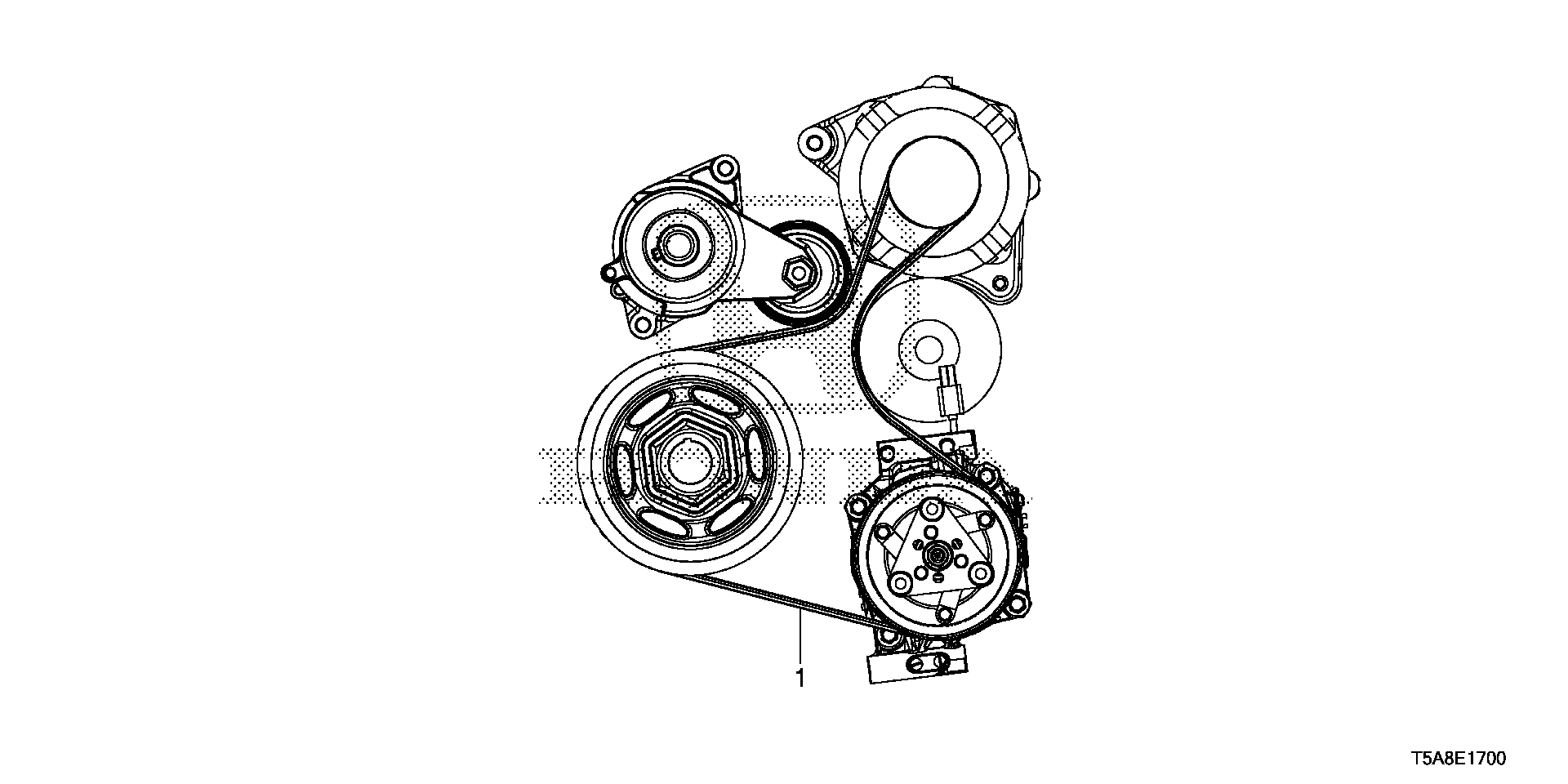 Honda 31110-5R0-003 - Curea transmisie cu caneluri parts5.com