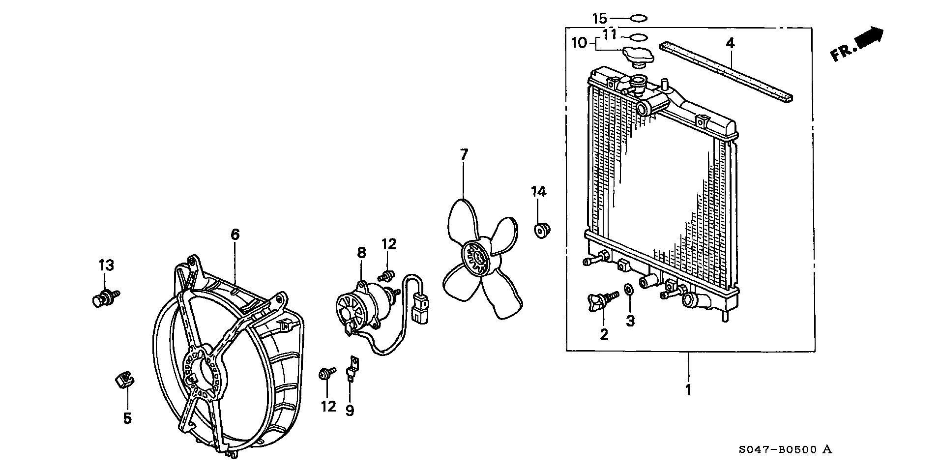 Honda 19045-P08-013 - Bouchon de radiateur parts5.com