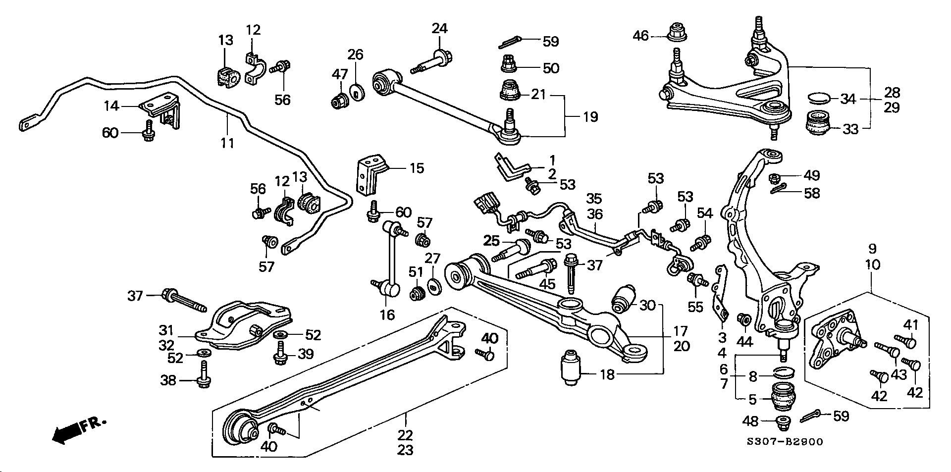 Honda 52111S30000 - KNUCKLE COMP., R. RR. parts5.com