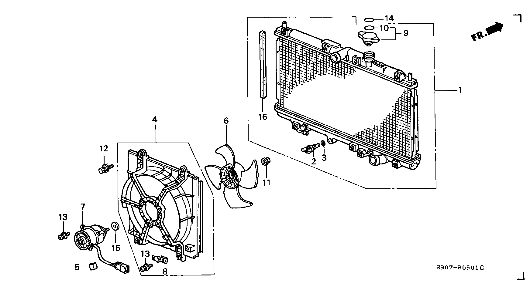 Honda 19045PT0004 - Verschlussdeckel, Kühler parts5.com