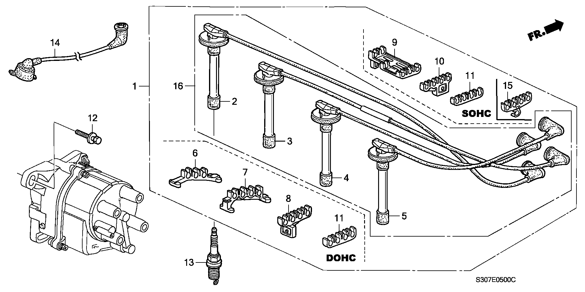 Honda 98079-5614N - Sytytystulppa parts5.com