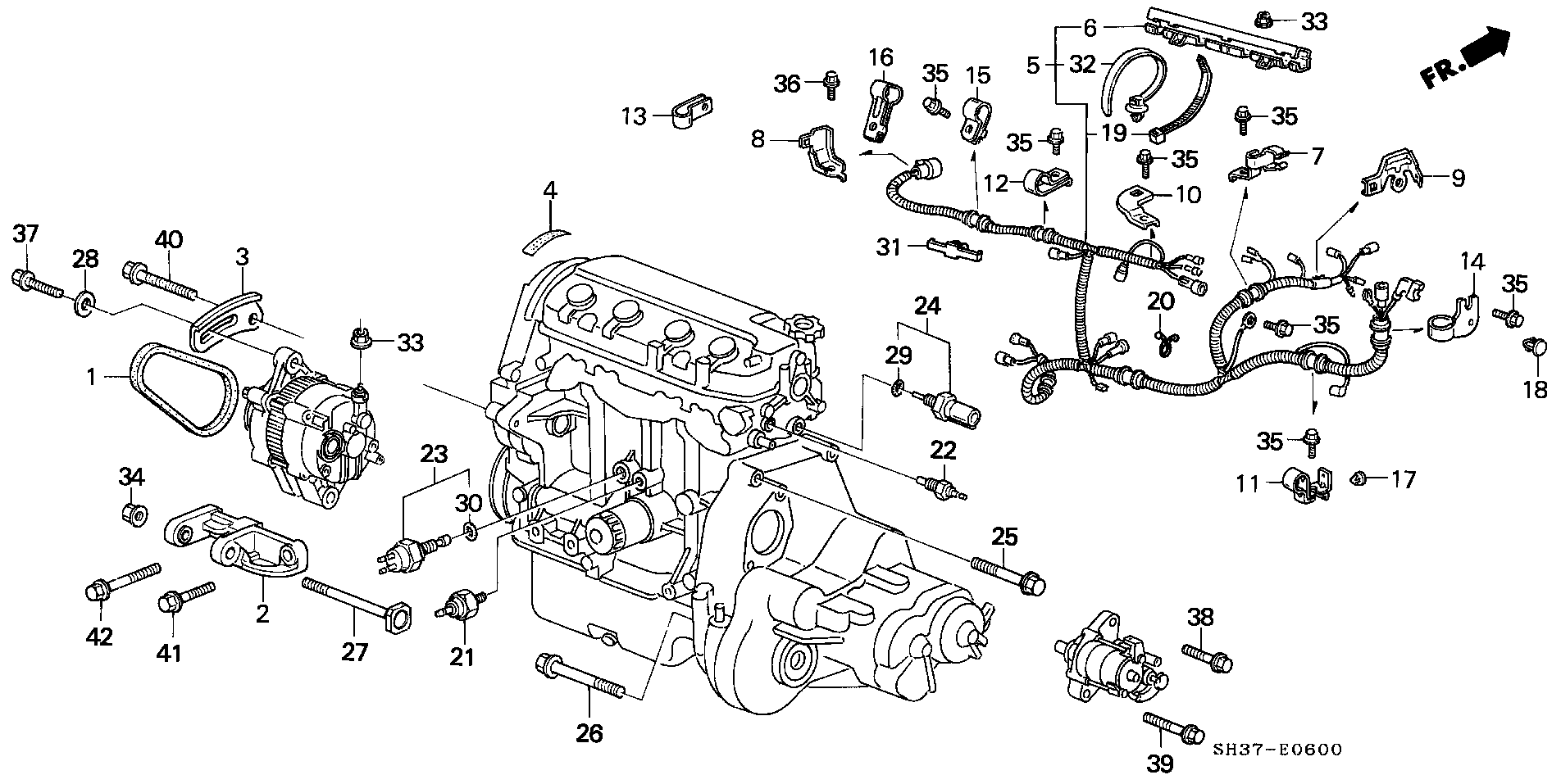 TOYOTA 31110PM3003 - Ozubený klínový řemen parts5.com