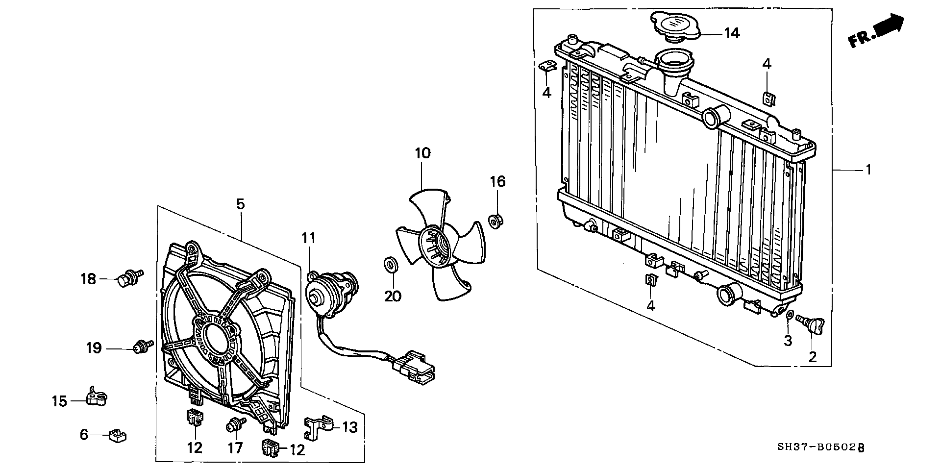 MAZDA 19045PM3004 - Tapa, radiador parts5.com