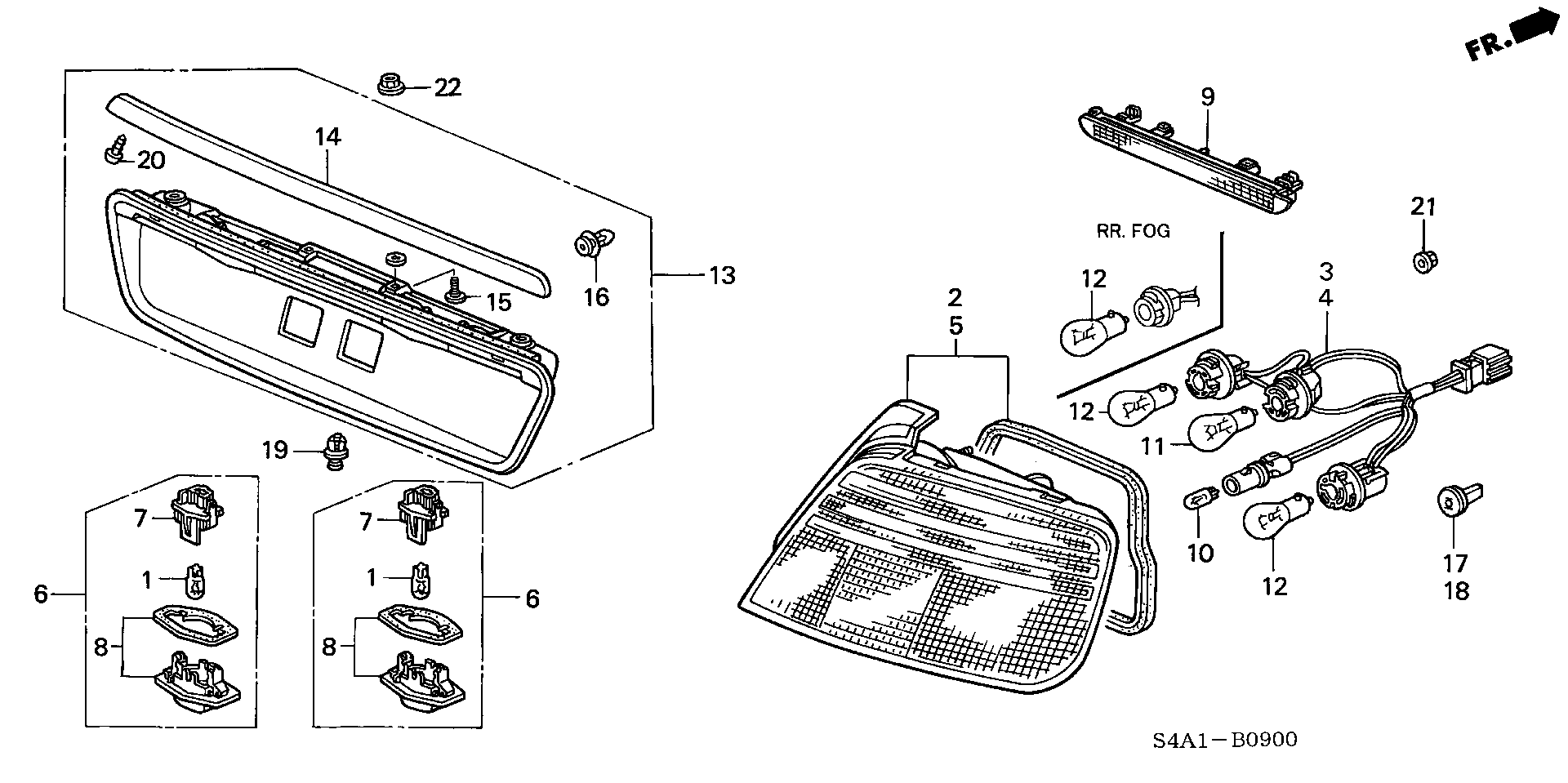 Honda 33301-SA0-741 - Bulb, instrument lighting parts5.com