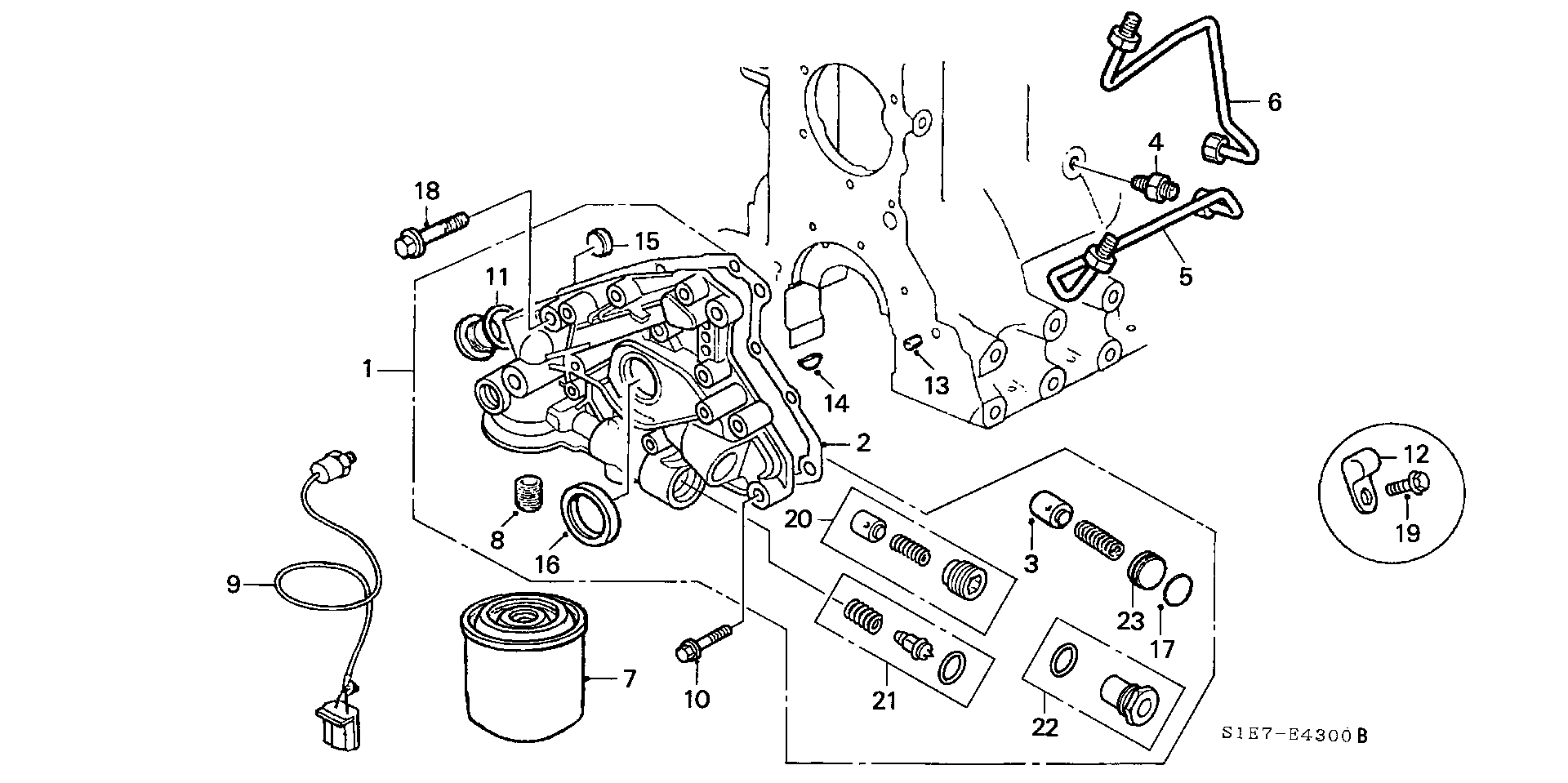 ISUZU 15400P5TG00 - Filtro de aceite parts5.com