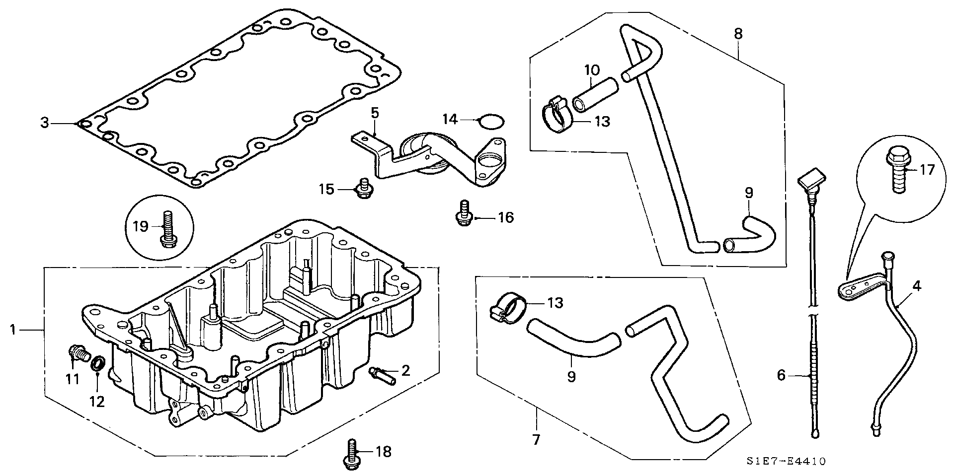 Honda 90402P-5T-G00 - Inel etansare, surub drena ulei parts5.com