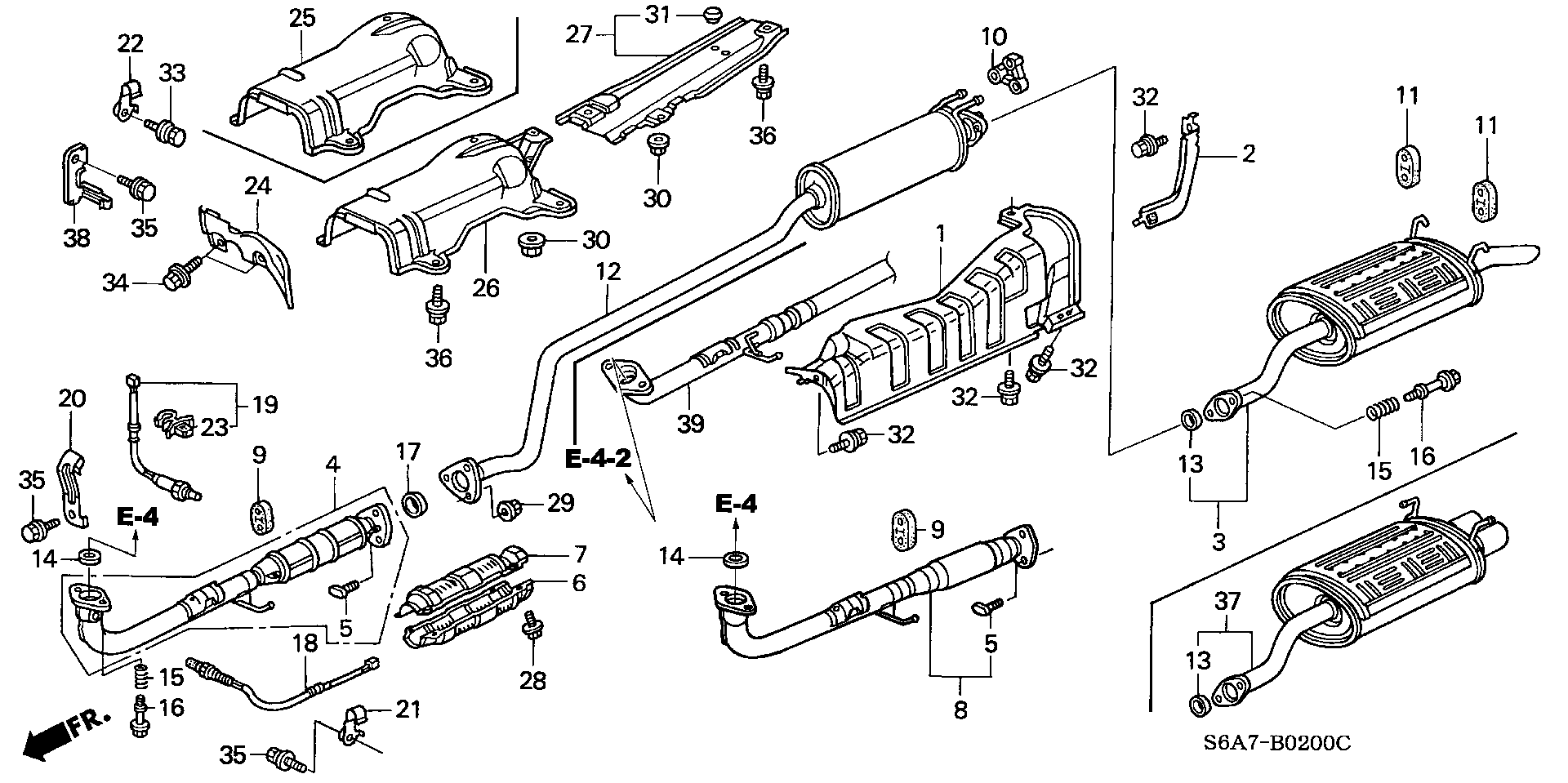 Honda 36532-PLA-G01 - Lambda andur parts5.com