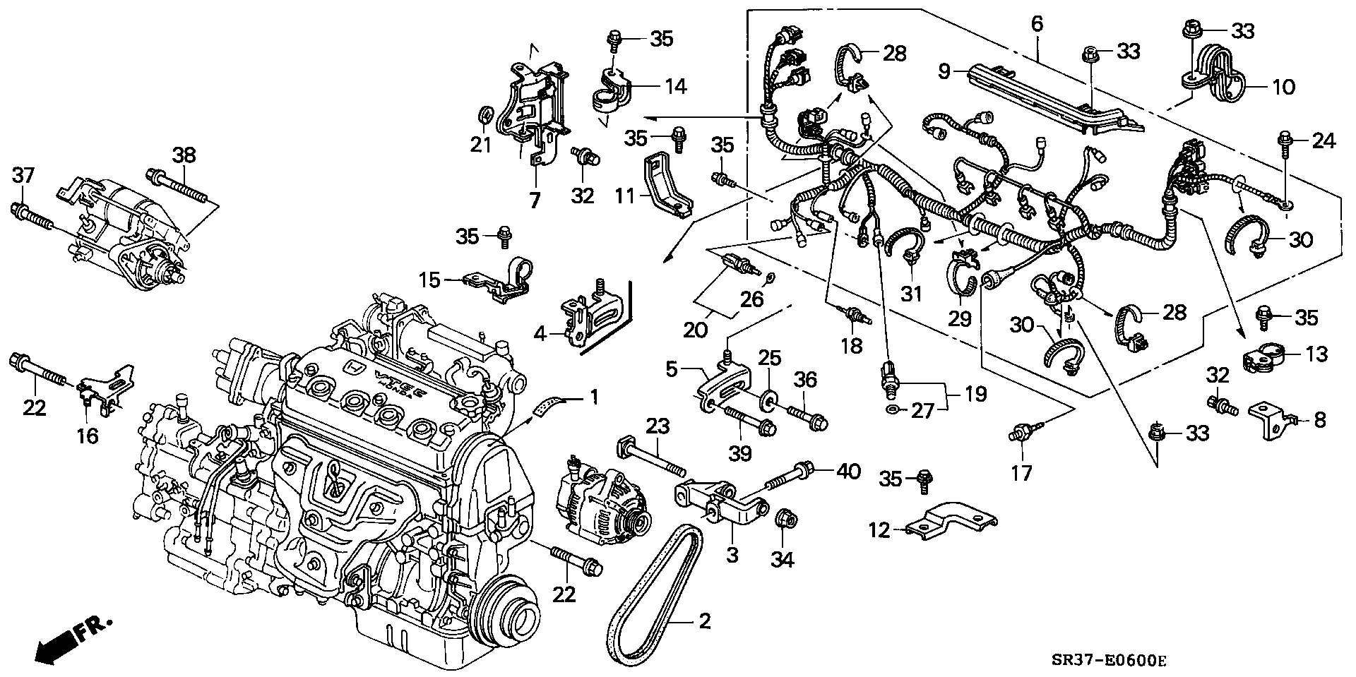 ACURA 37870-PJ7-003 - Snímač teploty chladiacej kvapaliny parts5.com