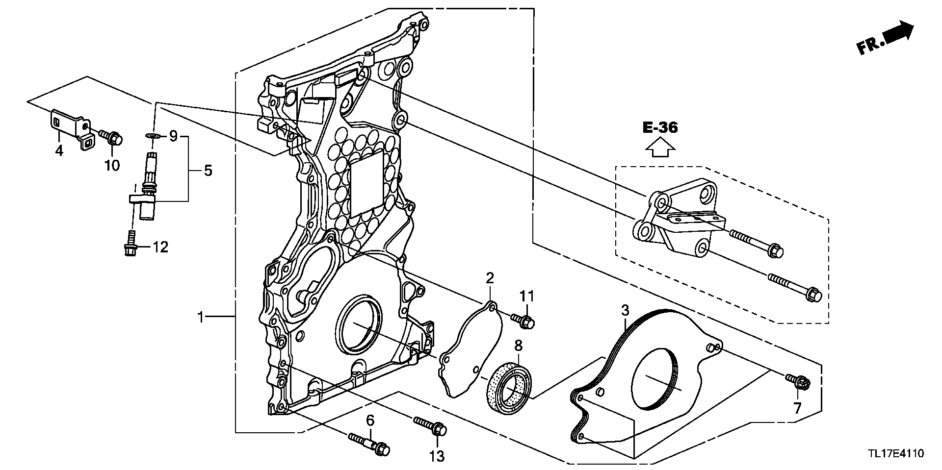 Honda 91333-PNA-003 - Tesnenie kolena sac. potrubia parts5.com