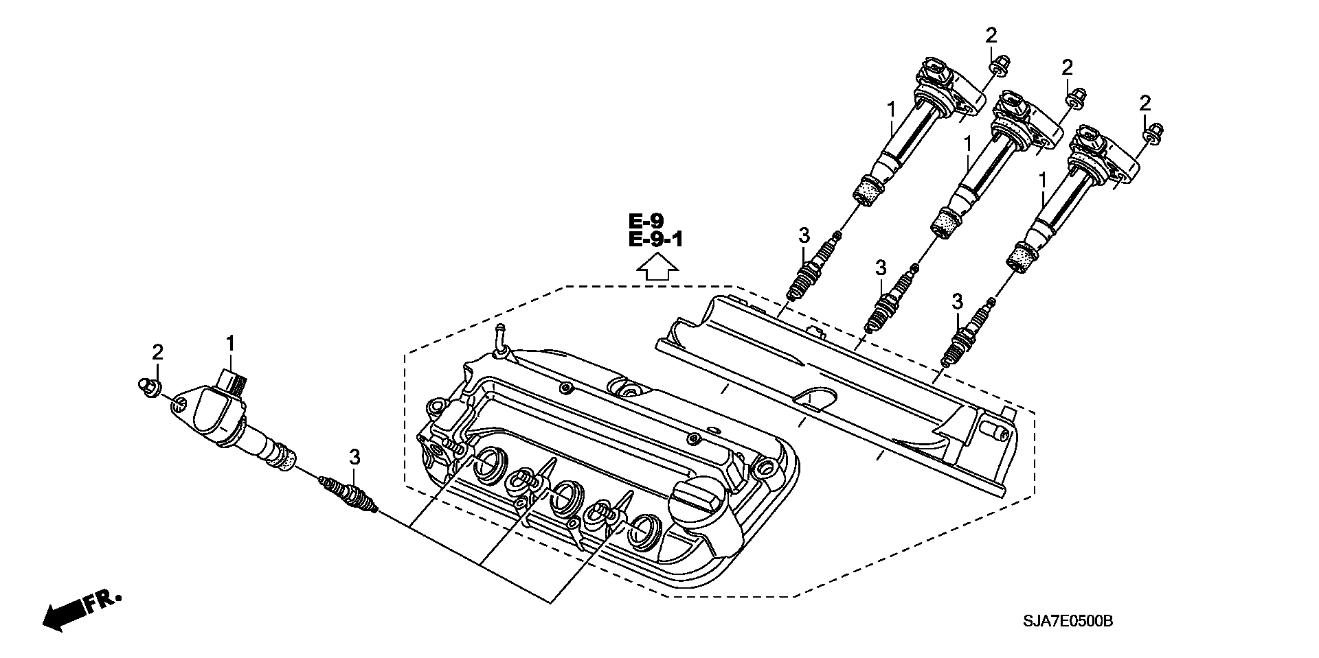 Honda 9807B-5615W - Sytytystulppa parts5.com