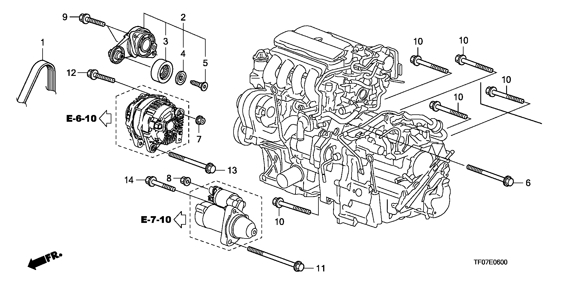 Honda 38920-RB0-004 - Ozubený klinový remeň parts5.com