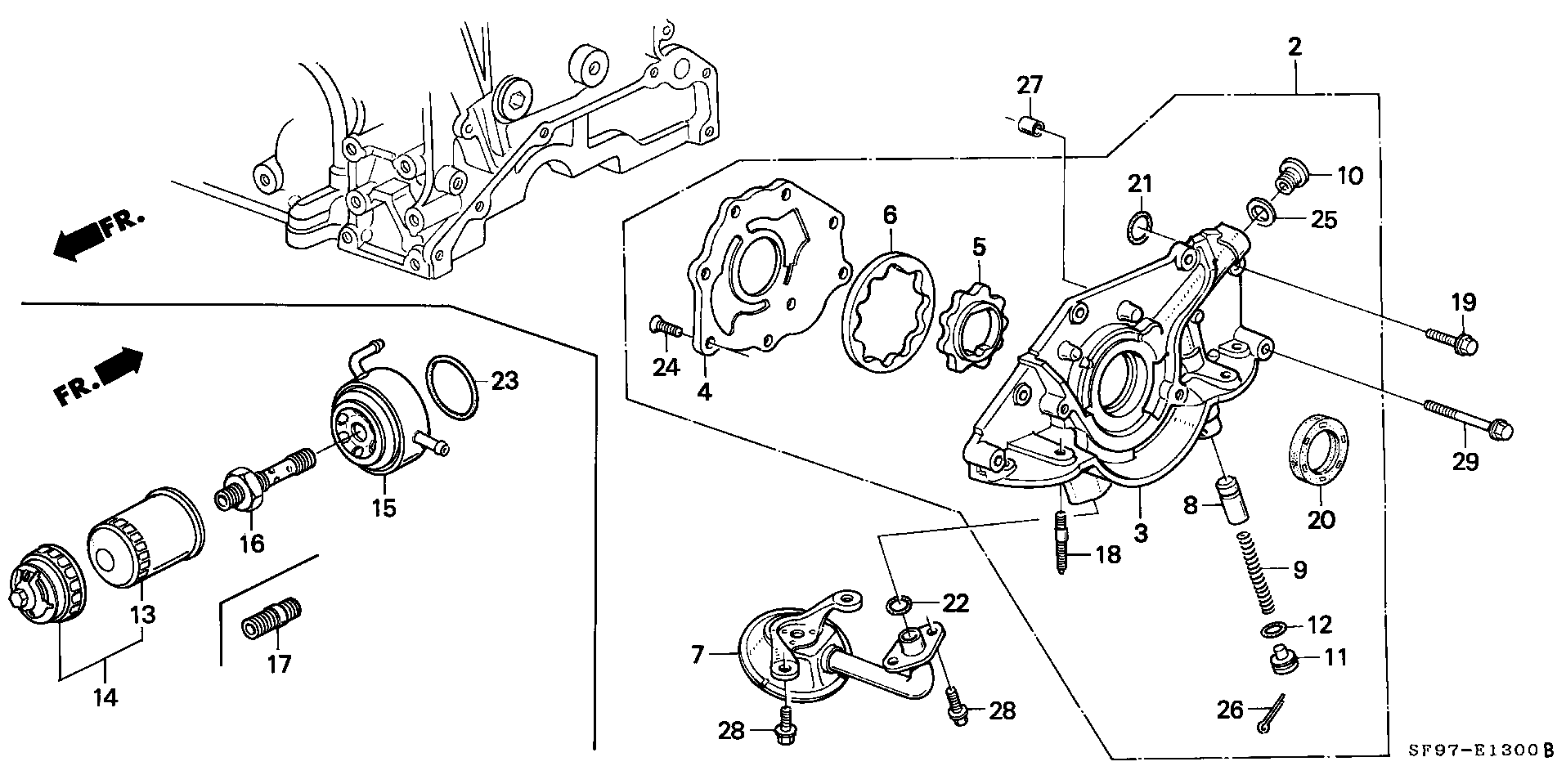 MAZDA 15400-PR3-003 - Oil Filter parts5.com