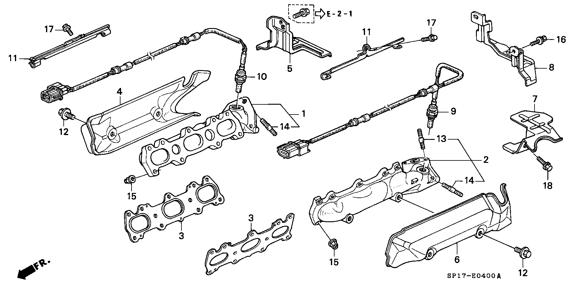 Honda 36531PY3003 - Lambda Sensor parts5.com