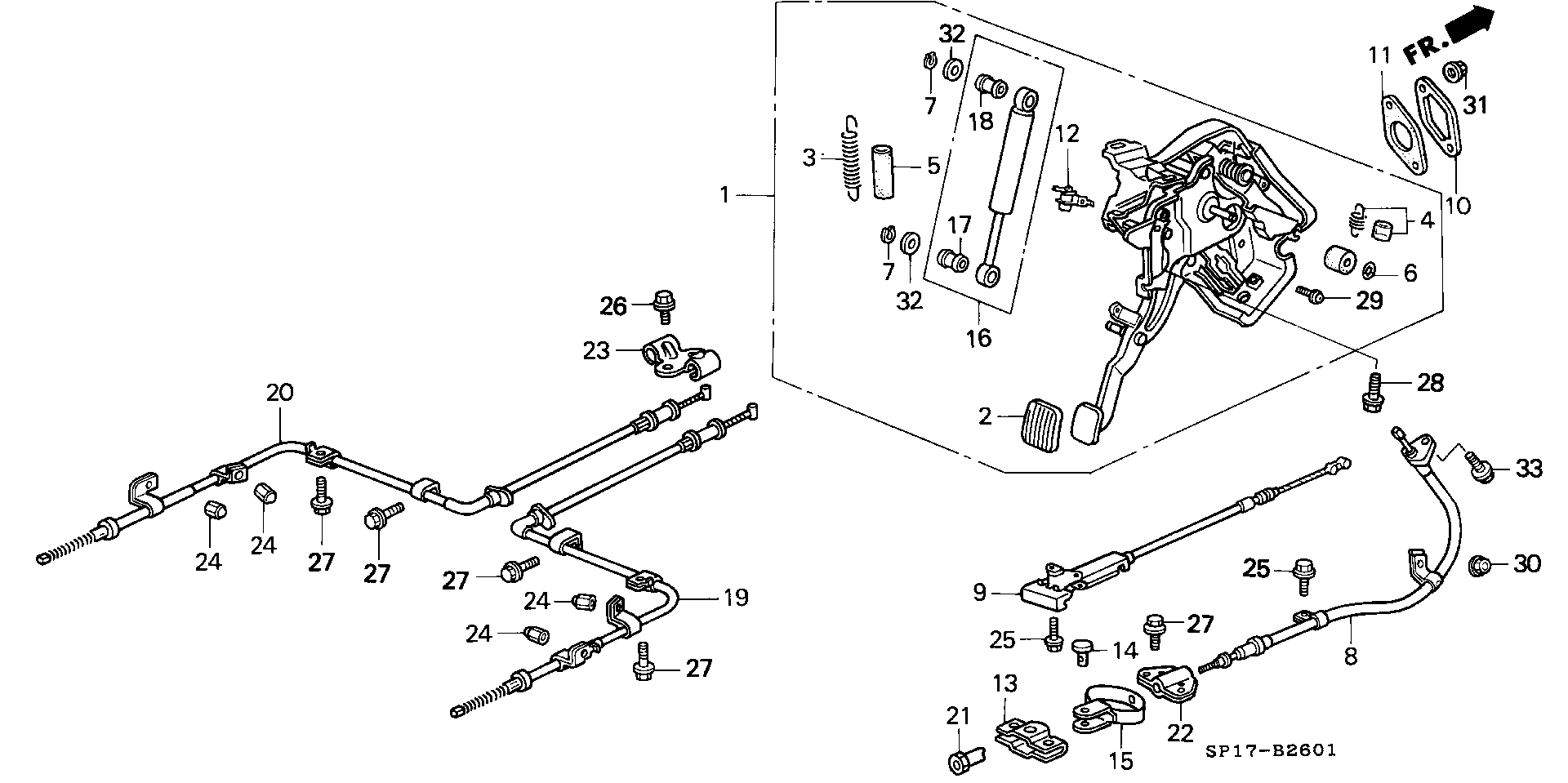 Honda 90115SB2003 - Somun, Egzoz manifoldu parts5.com