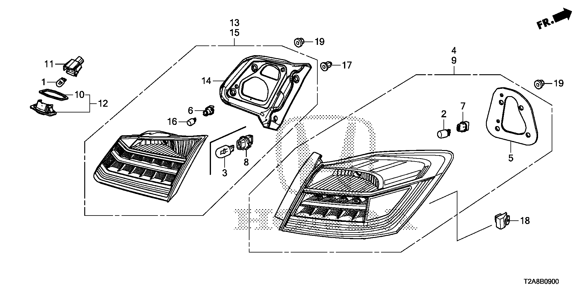 Honda 33301SNA003 - Bulb, door footwell light parts5.com