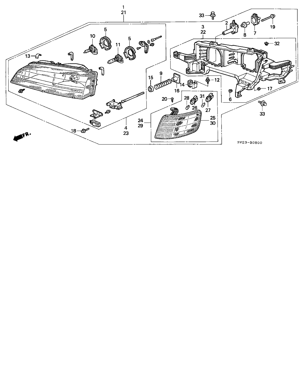 Honda 33115-SH3-A01 - Żiarovka pre hmlové svetlo parts5.com