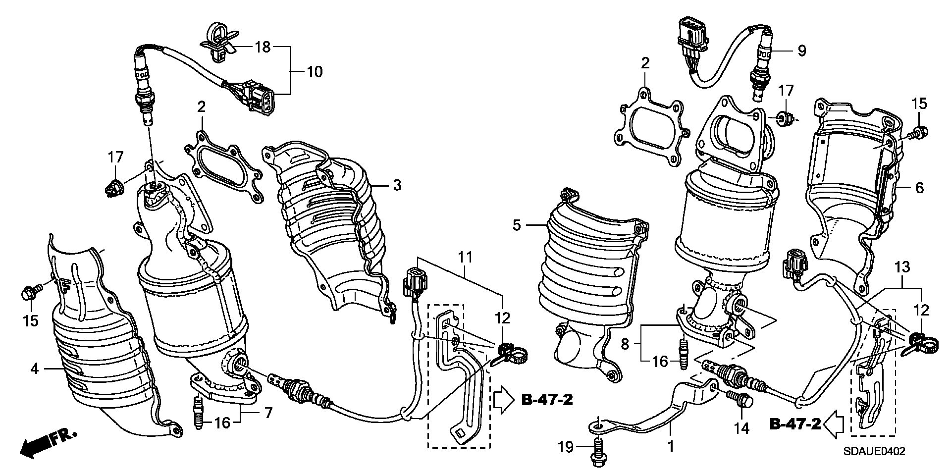 Honda 36542-RKB-004 - Lambda-sonda parts5.com