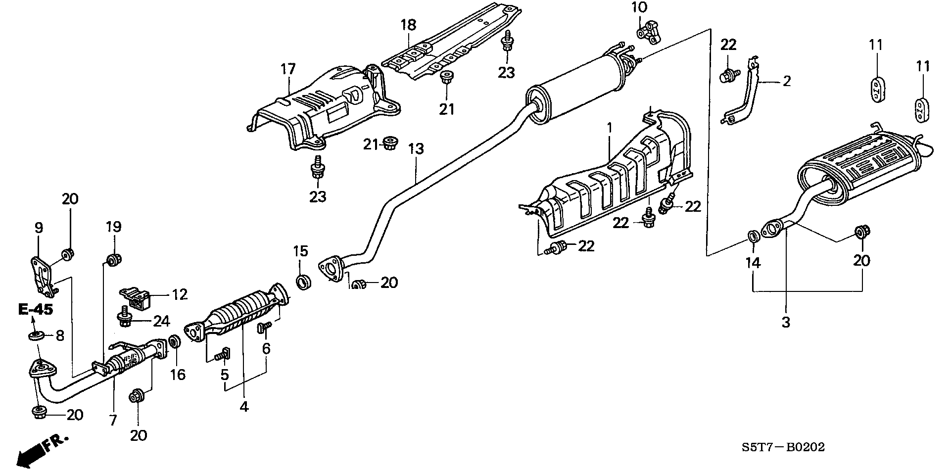 Honda 90115 659 003 - Mutter, Abgaskrümmer parts5.com