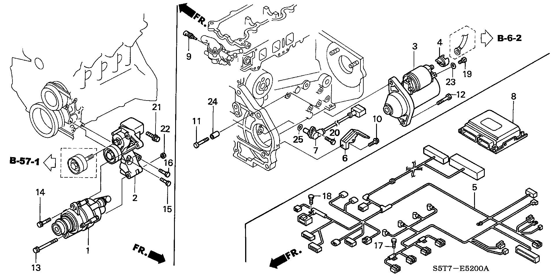 Honda 31160-PLZ-D00 - Szíjfeszítő, hosszbordás szíj parts5.com