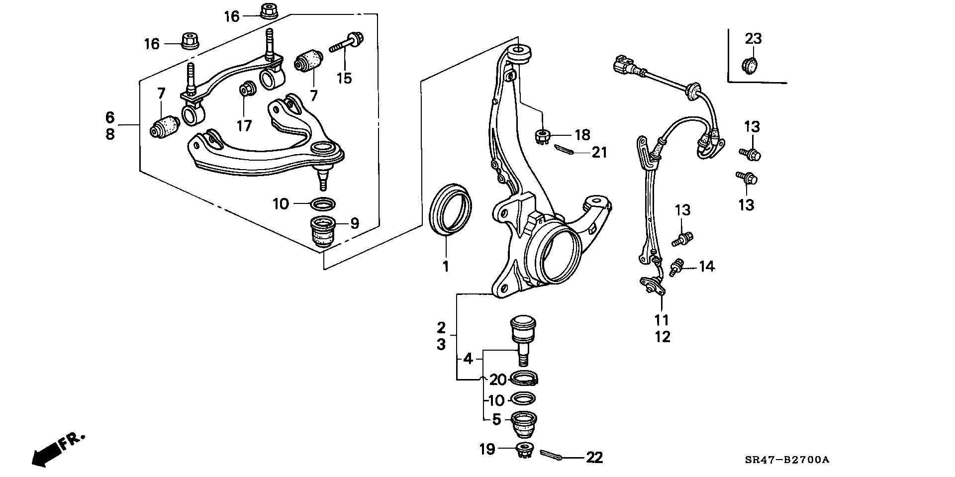 Rover 51220SR3003 - Taşıyıcı / kılavuz mafsalı parts5.com