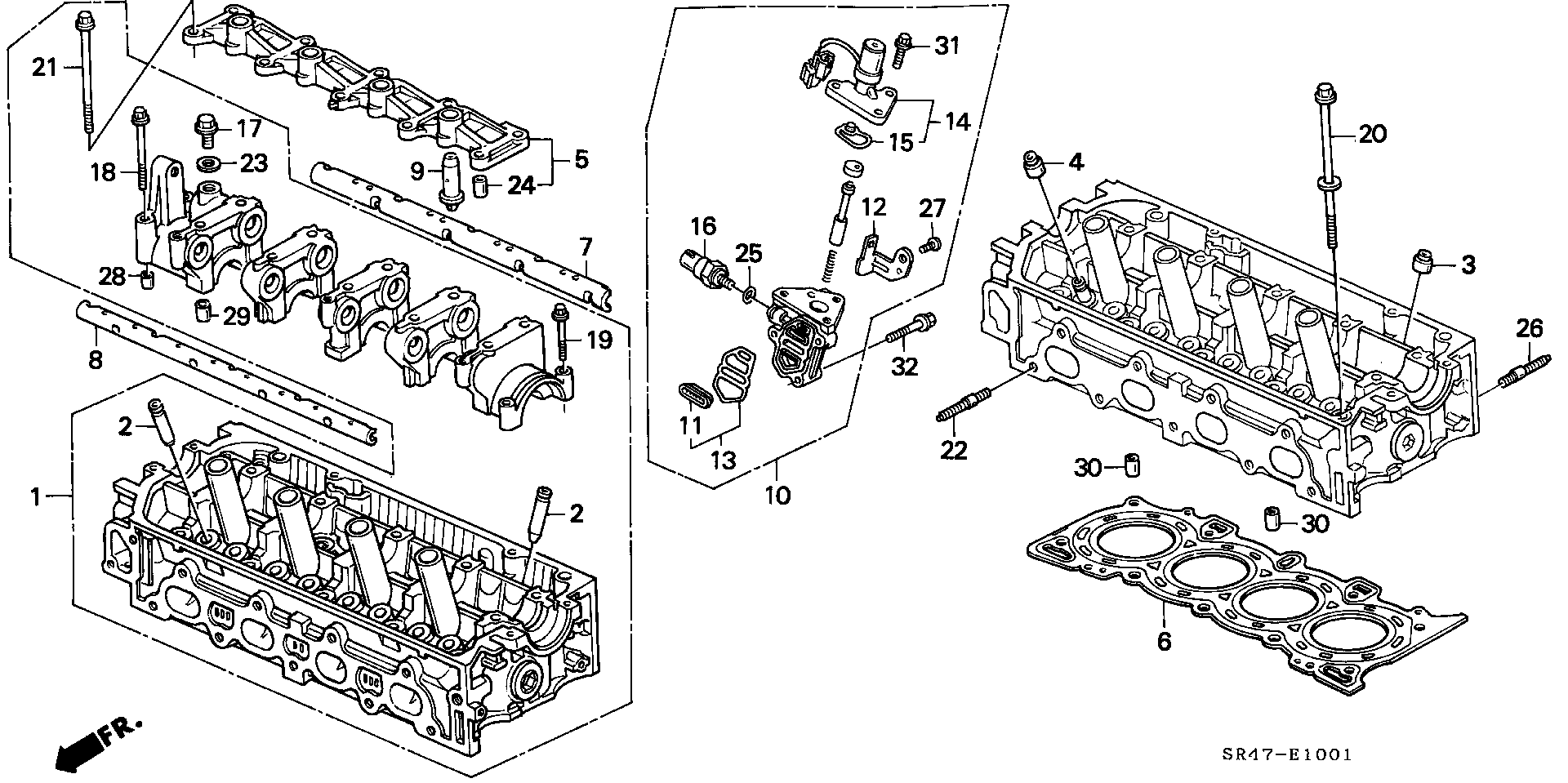 Honda 15825P08005 - Garnitura, galerie admisie parts5.com