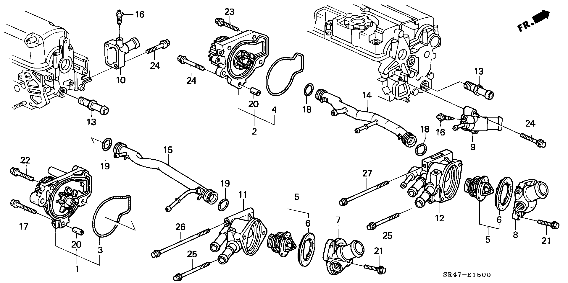 Honda 19301-P07-316 - Termostat, środek chłodzący parts5.com