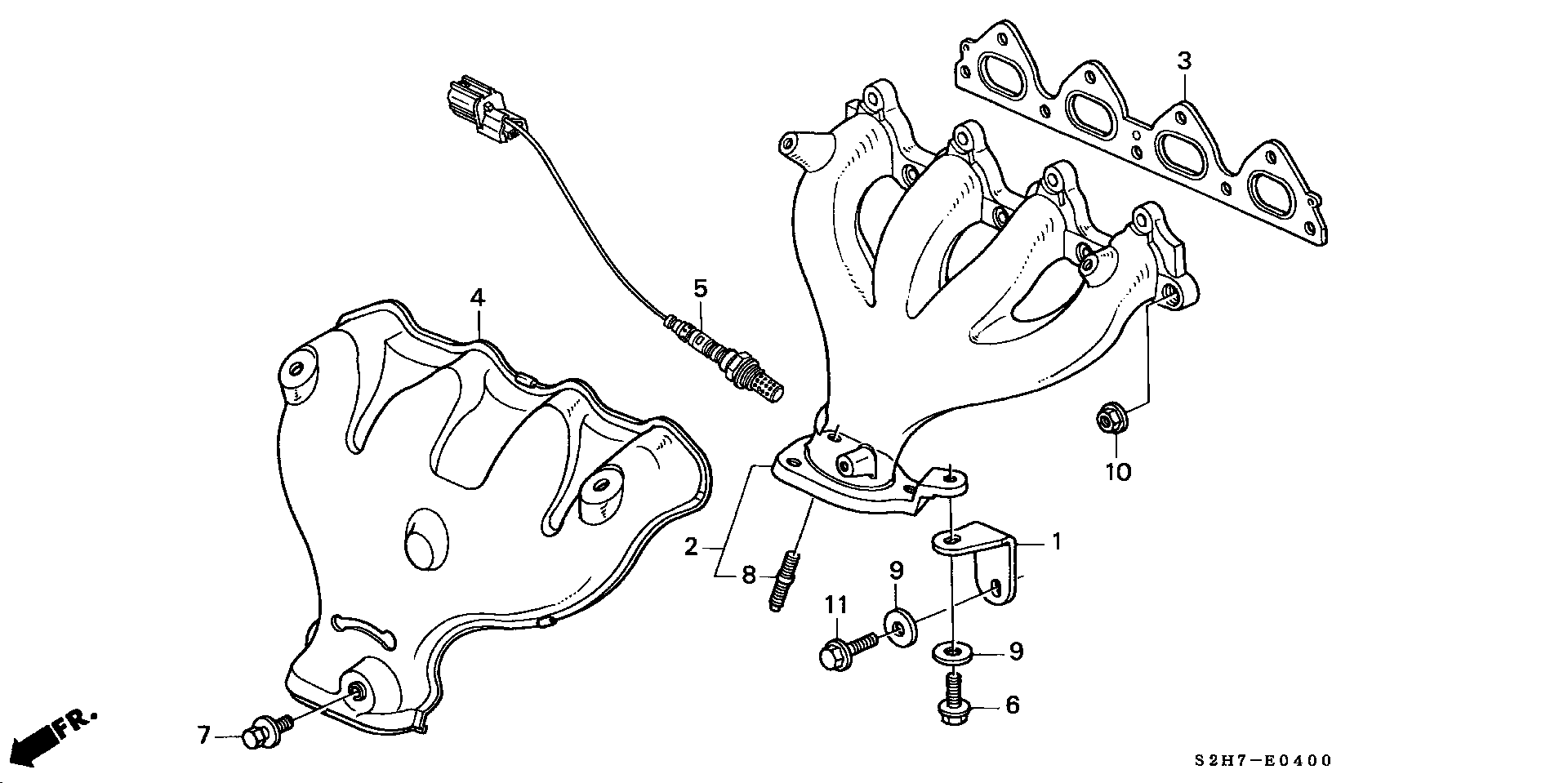 Honda 36531P2EG01 - Lambda Sensor parts5.com