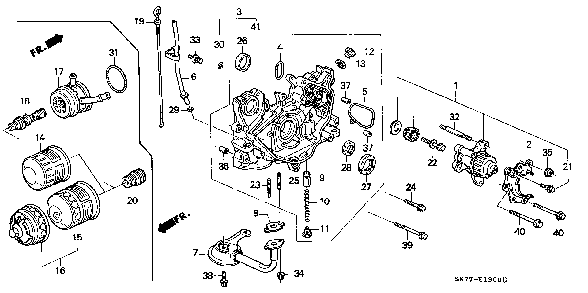 Honda 15400-PH1-F03 - Oljni filter parts5.com