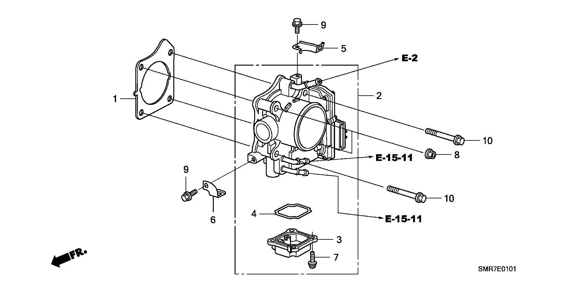 Honda 16176RTA004 - Garnitura termostat parts5.com