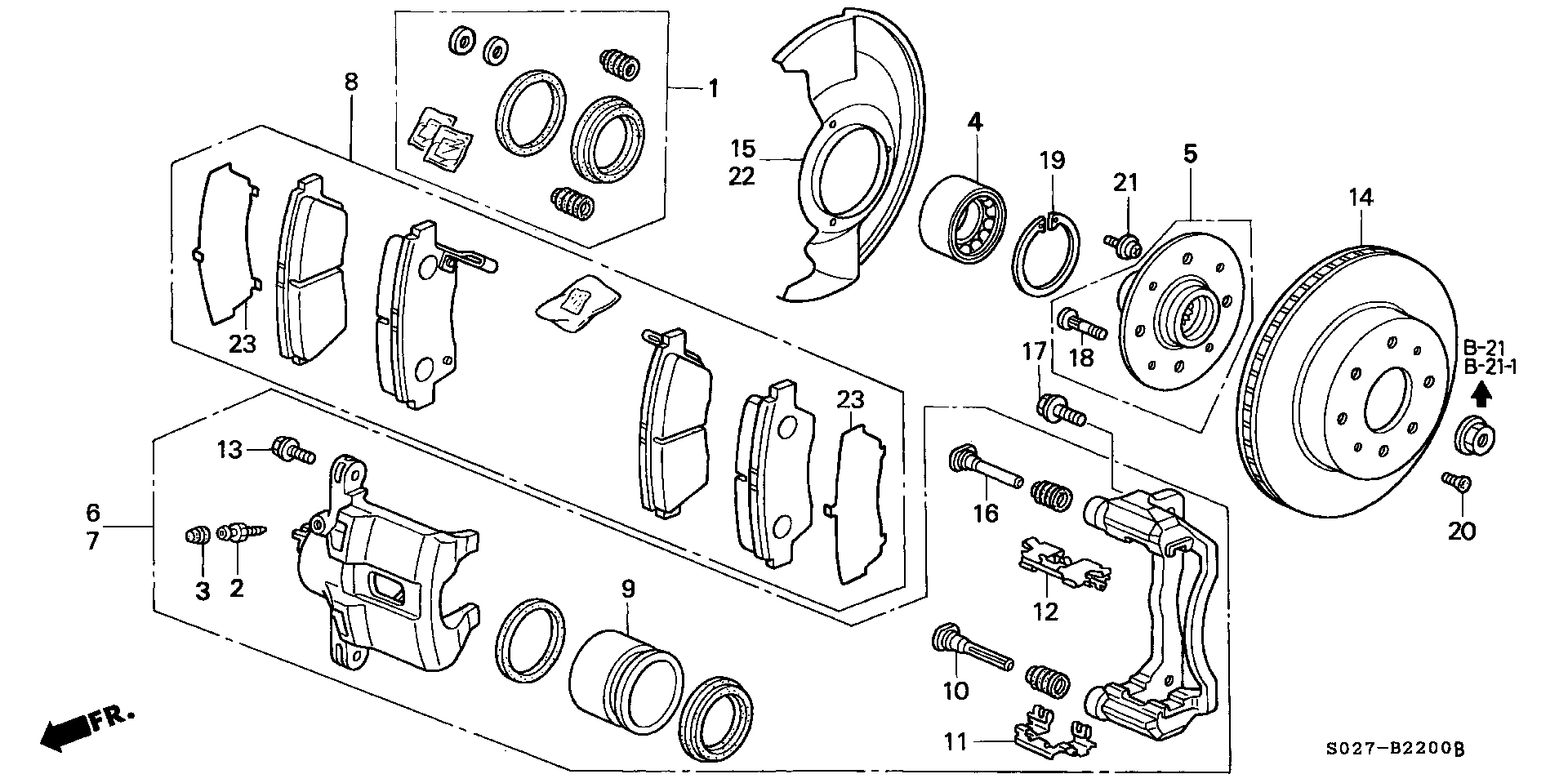 Suzuki 45022S04505 - Fékbetétkészlet, tárcsafék parts5.com