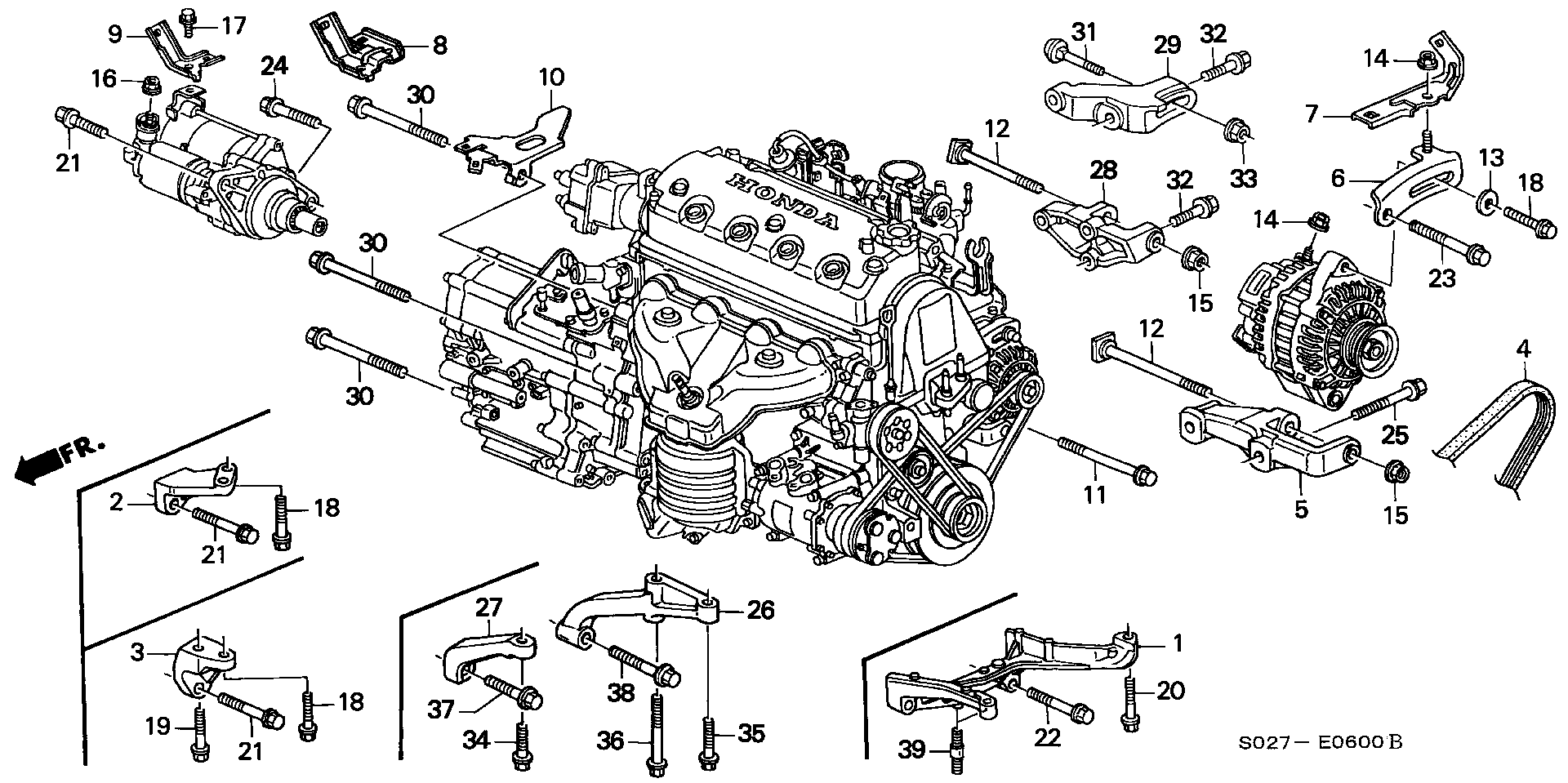 NISSAN 31110P2A004 - Поликлиновой ремень parts5.com