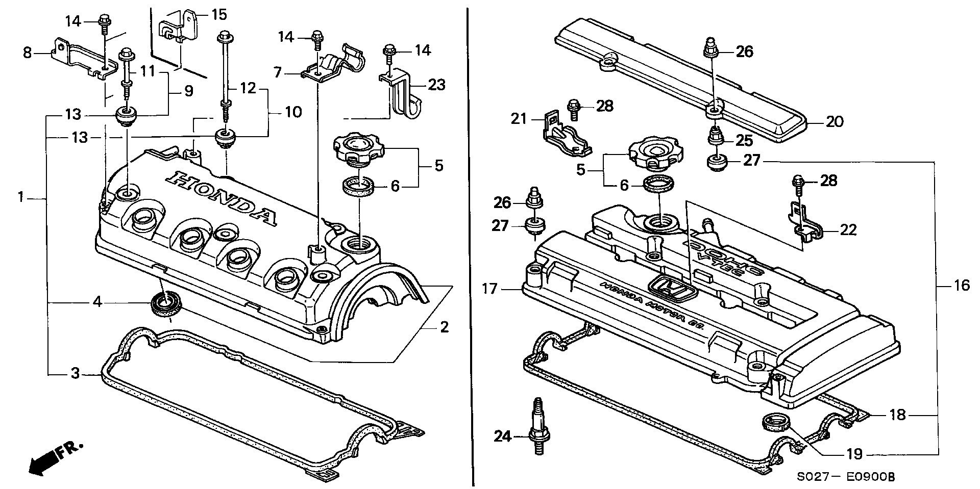 Honda 90442-P2A-000 - Гарнитура parts5.com