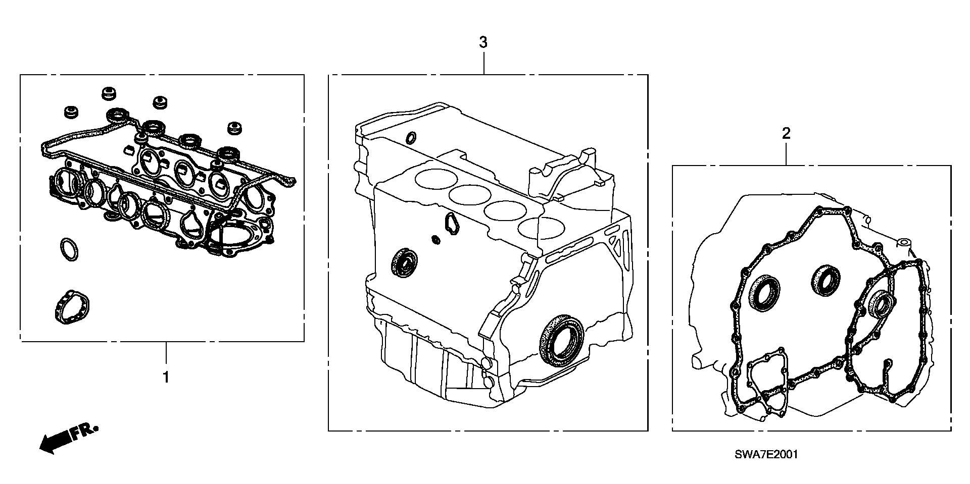 Honda 06110RZA000 - Pochette haute parts5.com