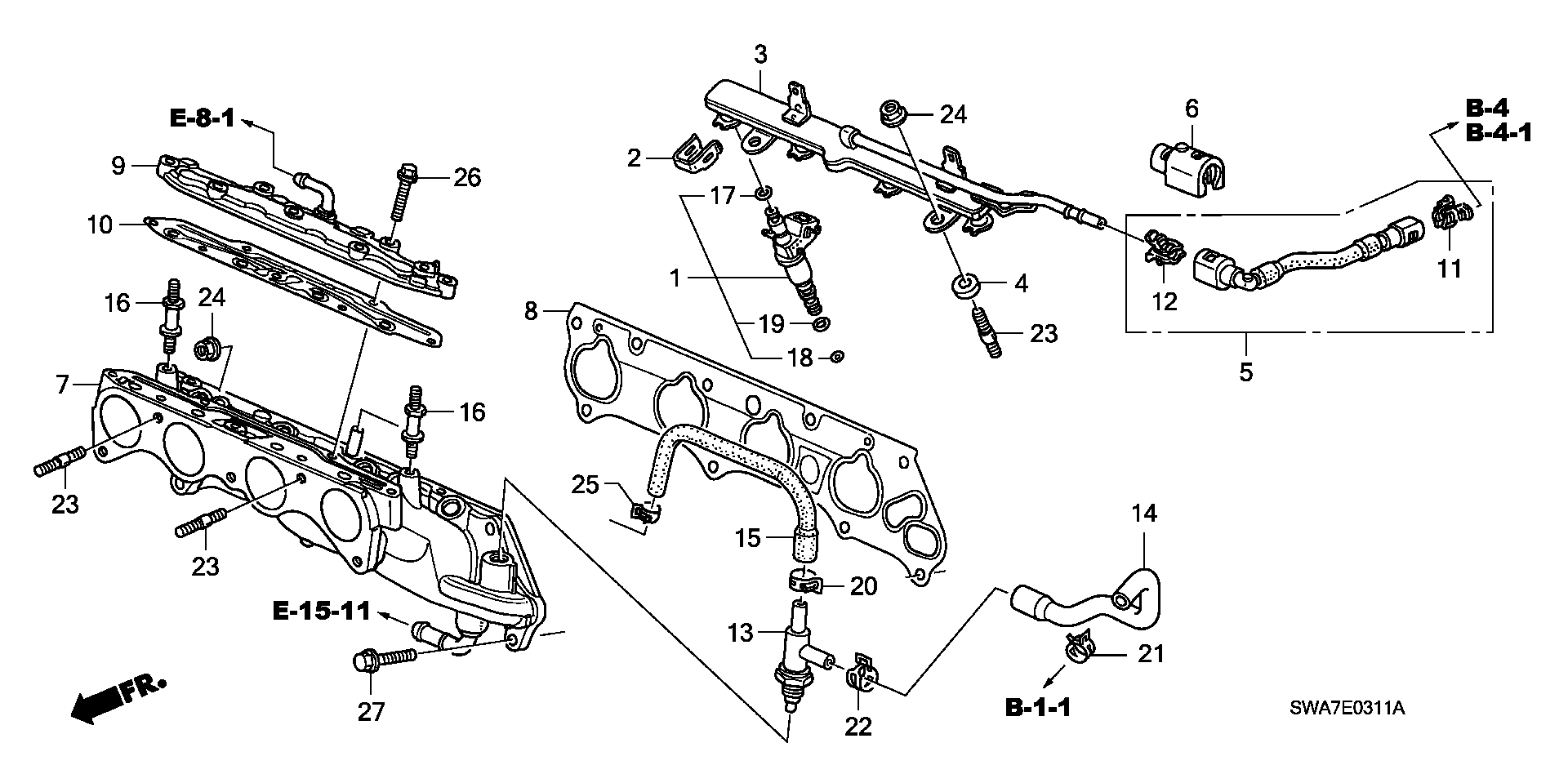 Honda 17105-RAA-A01 - Joint d'étanchéité, collecteur d'admission parts5.com