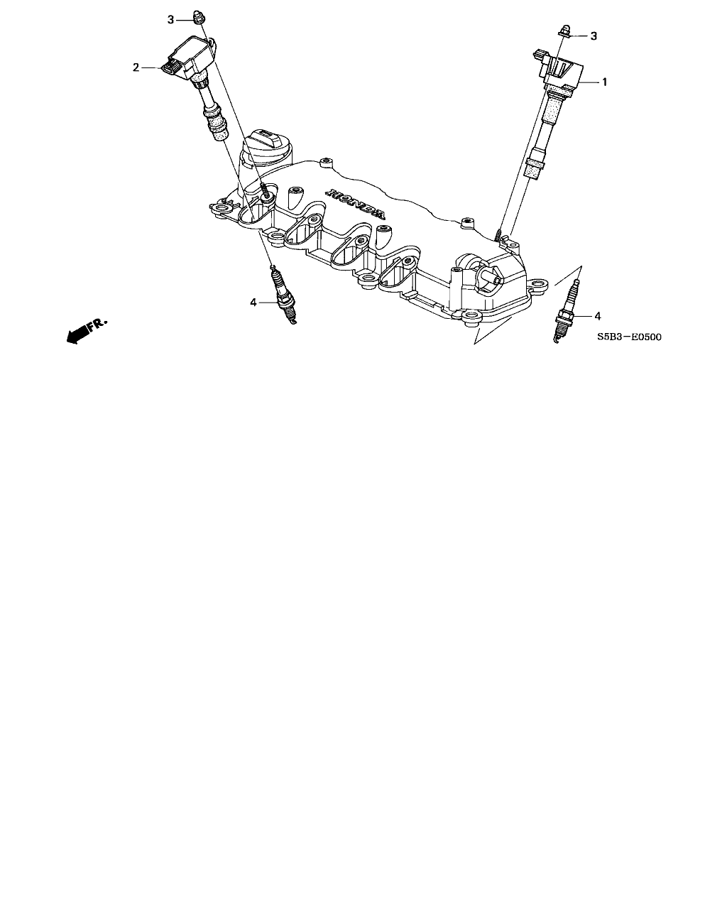 Honda 98079-5515V - Süüteküünal parts5.com