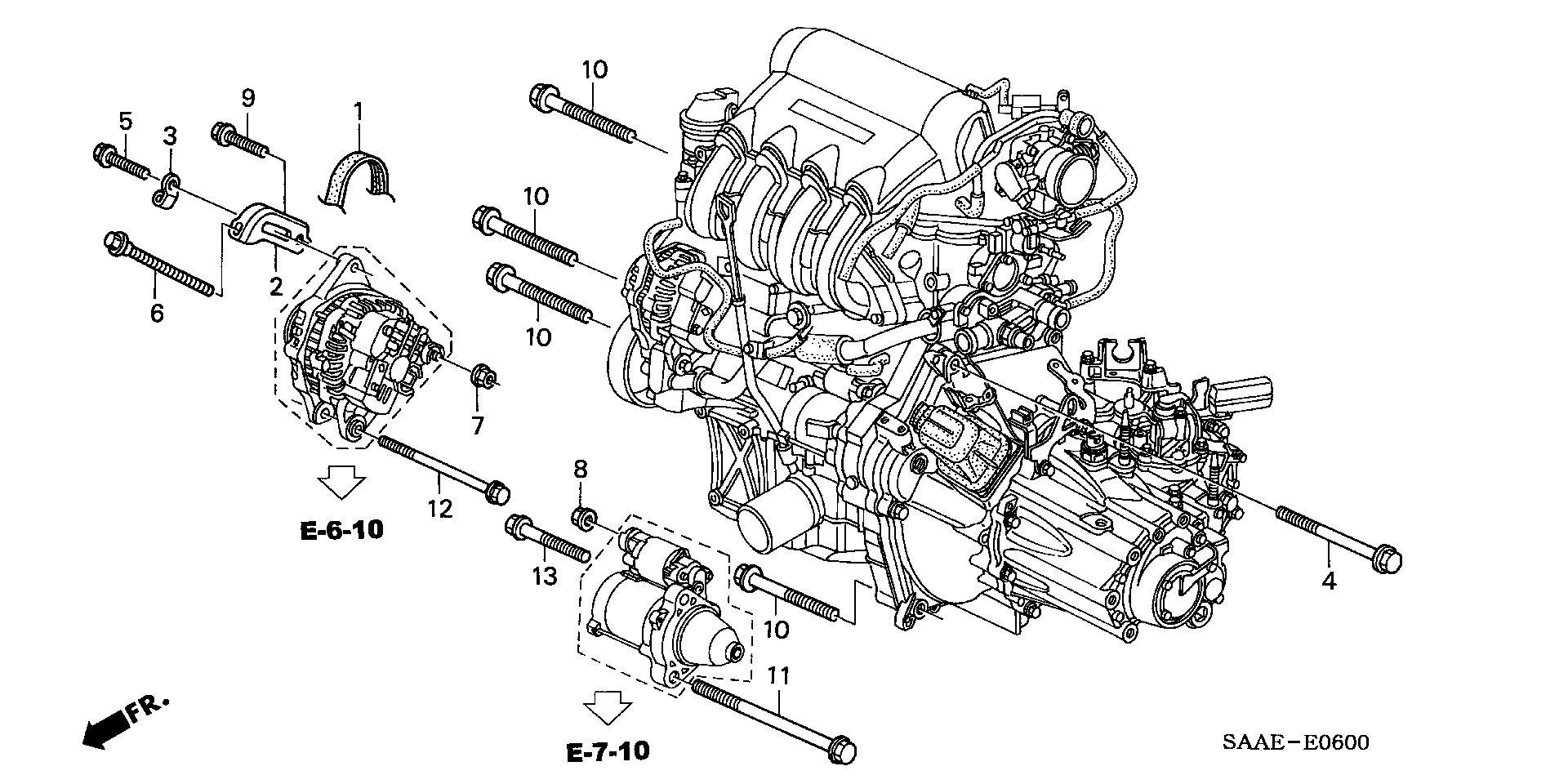 Honda 31110PWAG01 - Hosszbordás szíj parts5.com